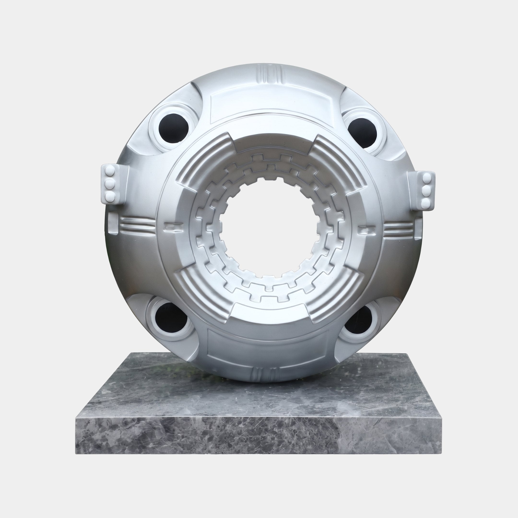 Fell Silver Abstract Sculpture - 100cm