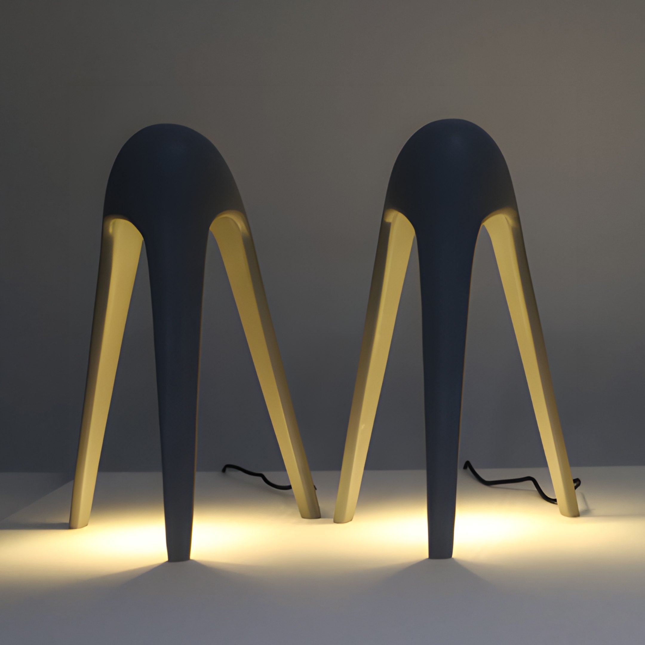 Sprite Grey Lamp Sculpture - 61cm