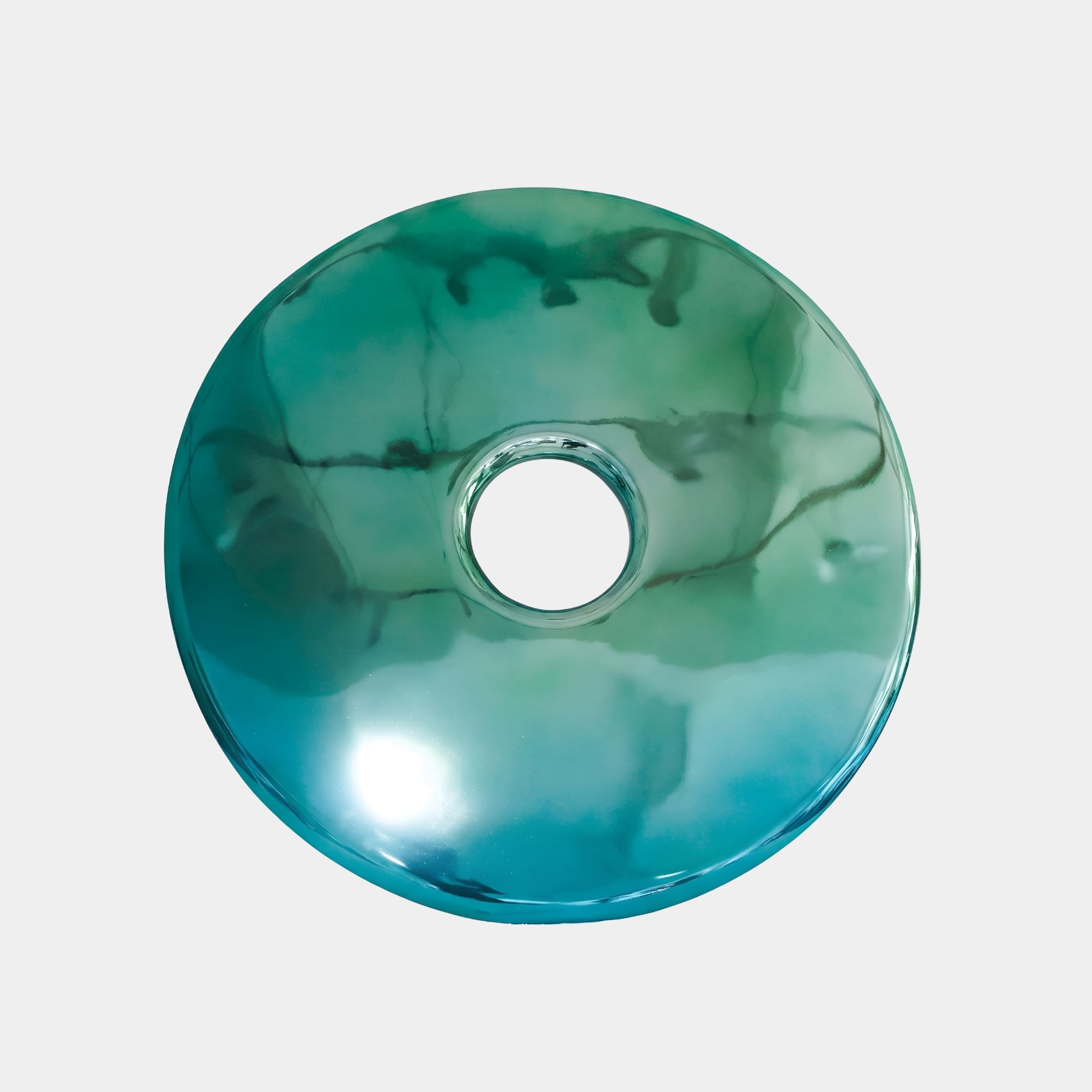 Sedbergh Green Disc Sculpture - 120cm