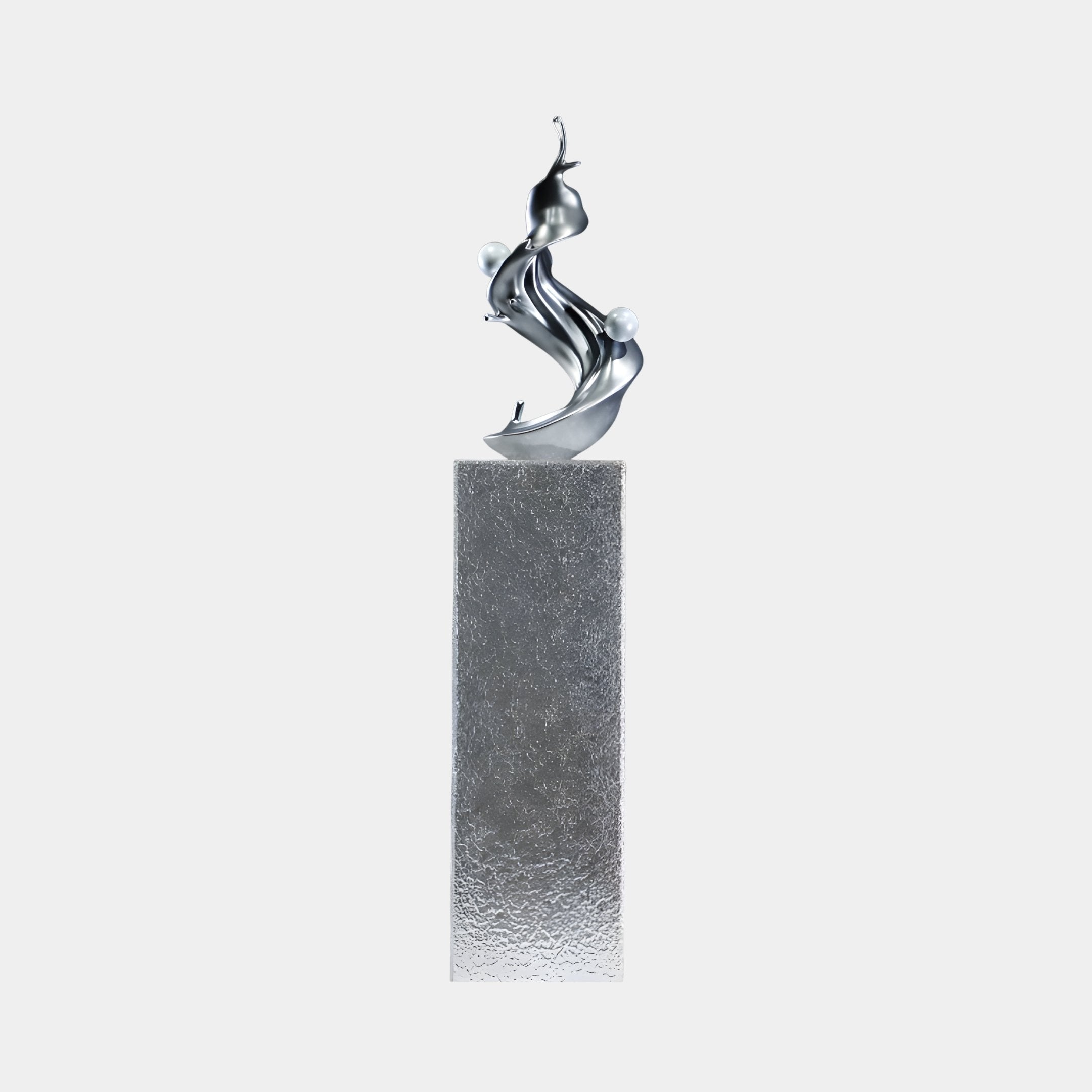 Bramhope Silver Figure Sculpture - 150cm