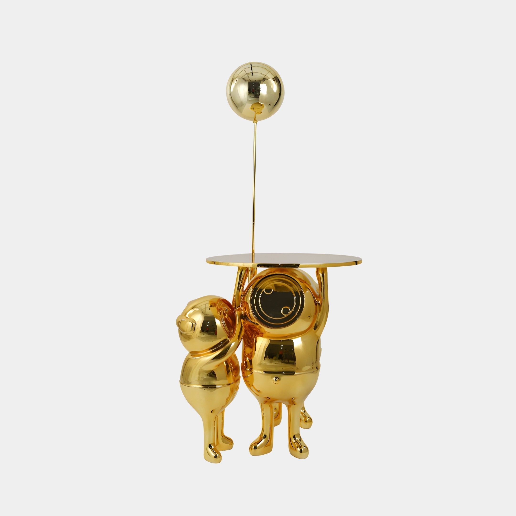 Brookdon Gold & Silver Monkey Sculpture - 160cm