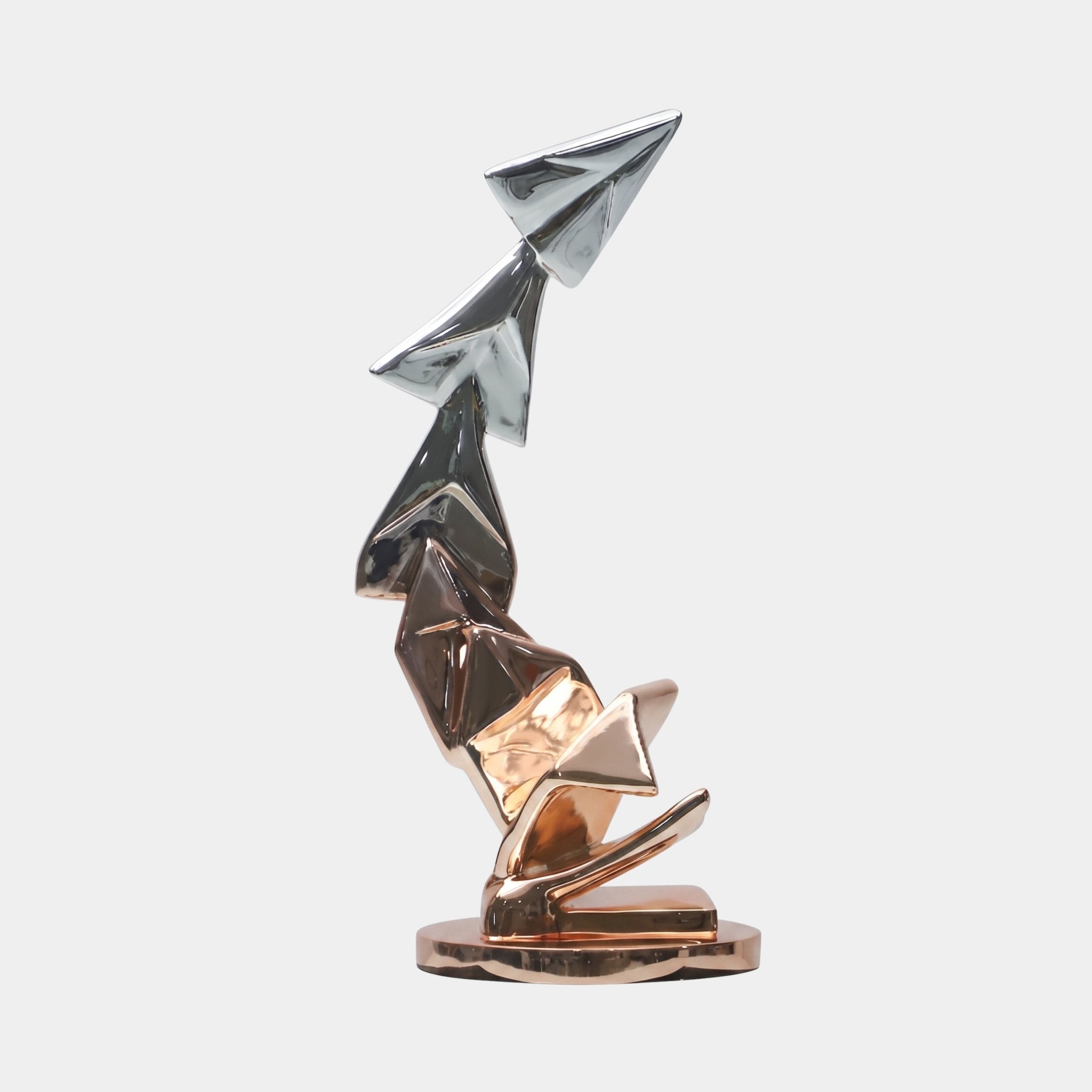 Brookgrove Bronze & Silver Abstract Sculpture - 73cm