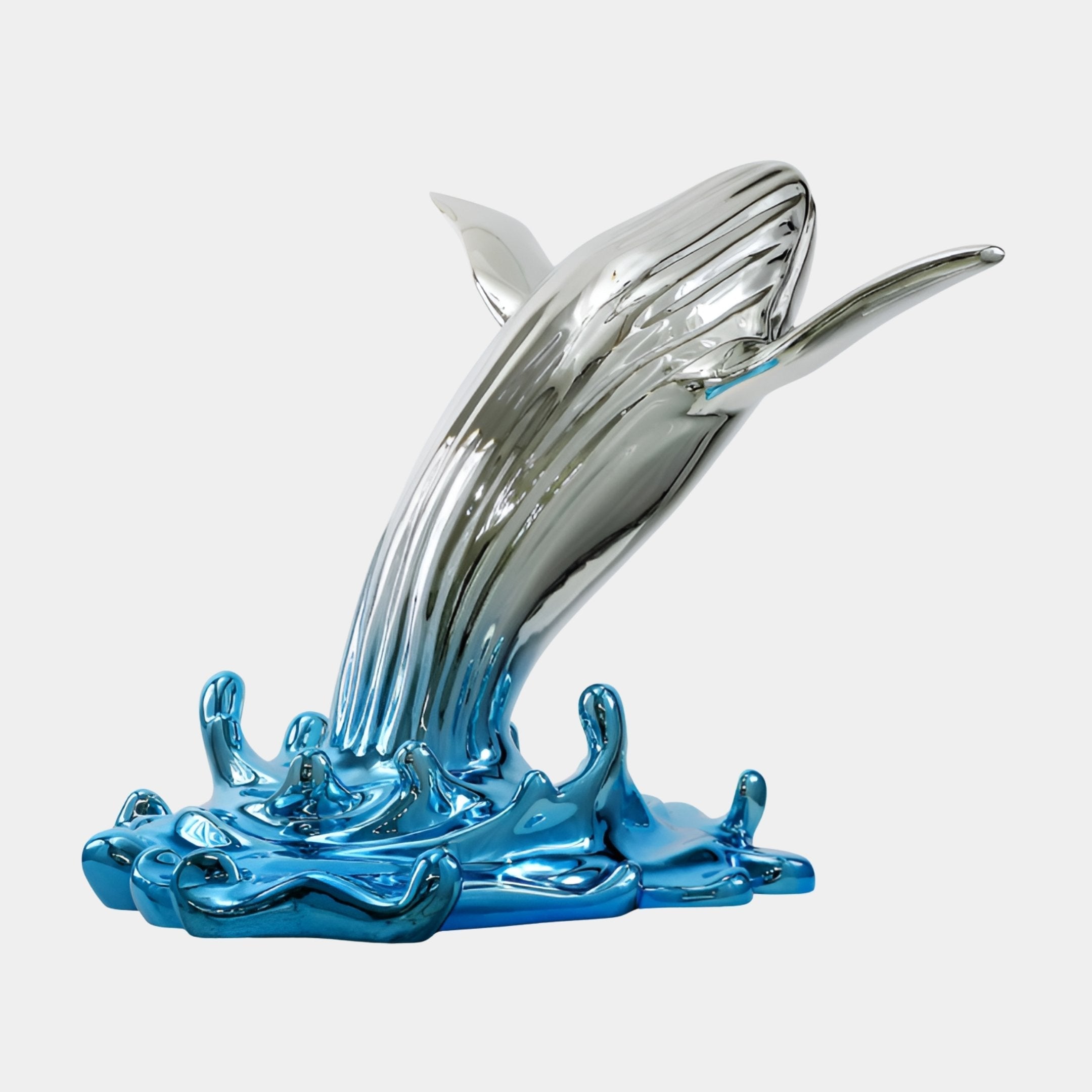 Burnfold Blue Dolphins Sculpture - 100cm