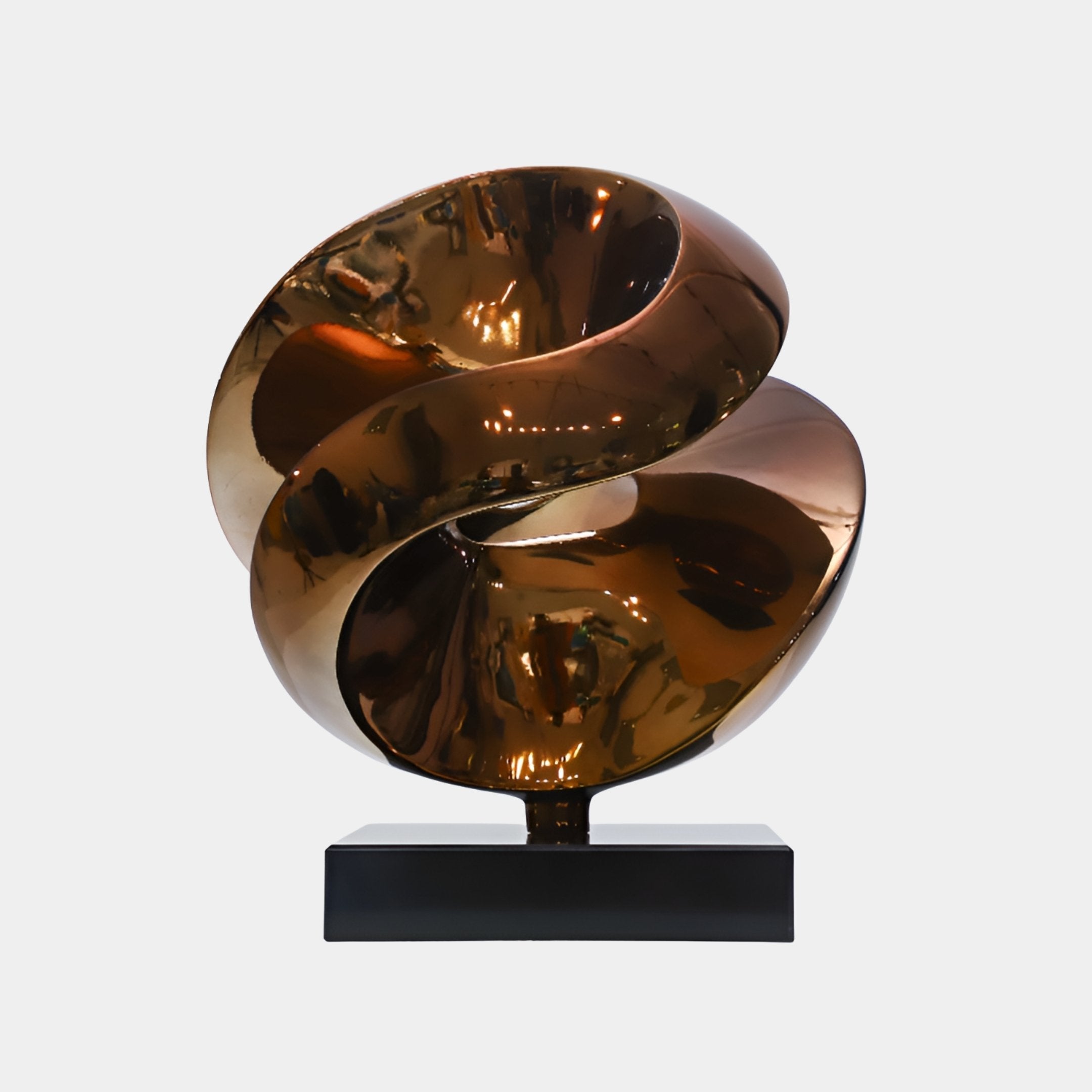 Cranfold Bronze & Copper Abstract Sculpture - 44cm