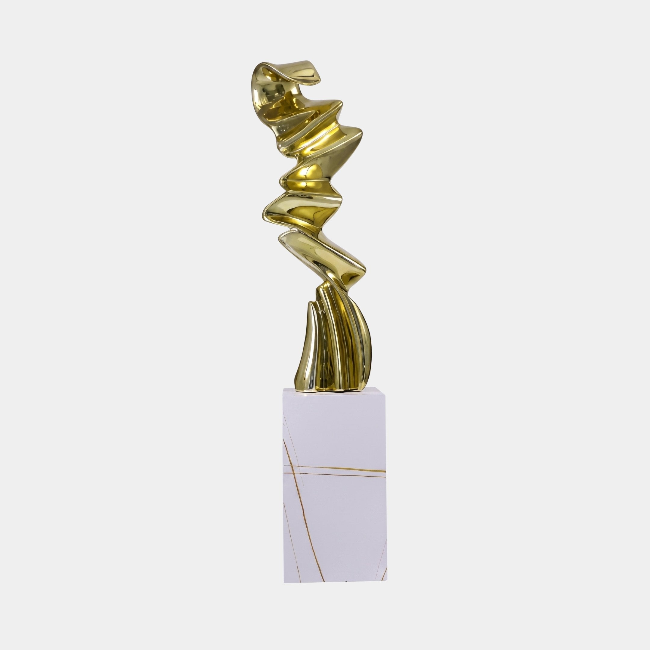 Dunborough Gold & Silver Abstract Sculpture - 175cm