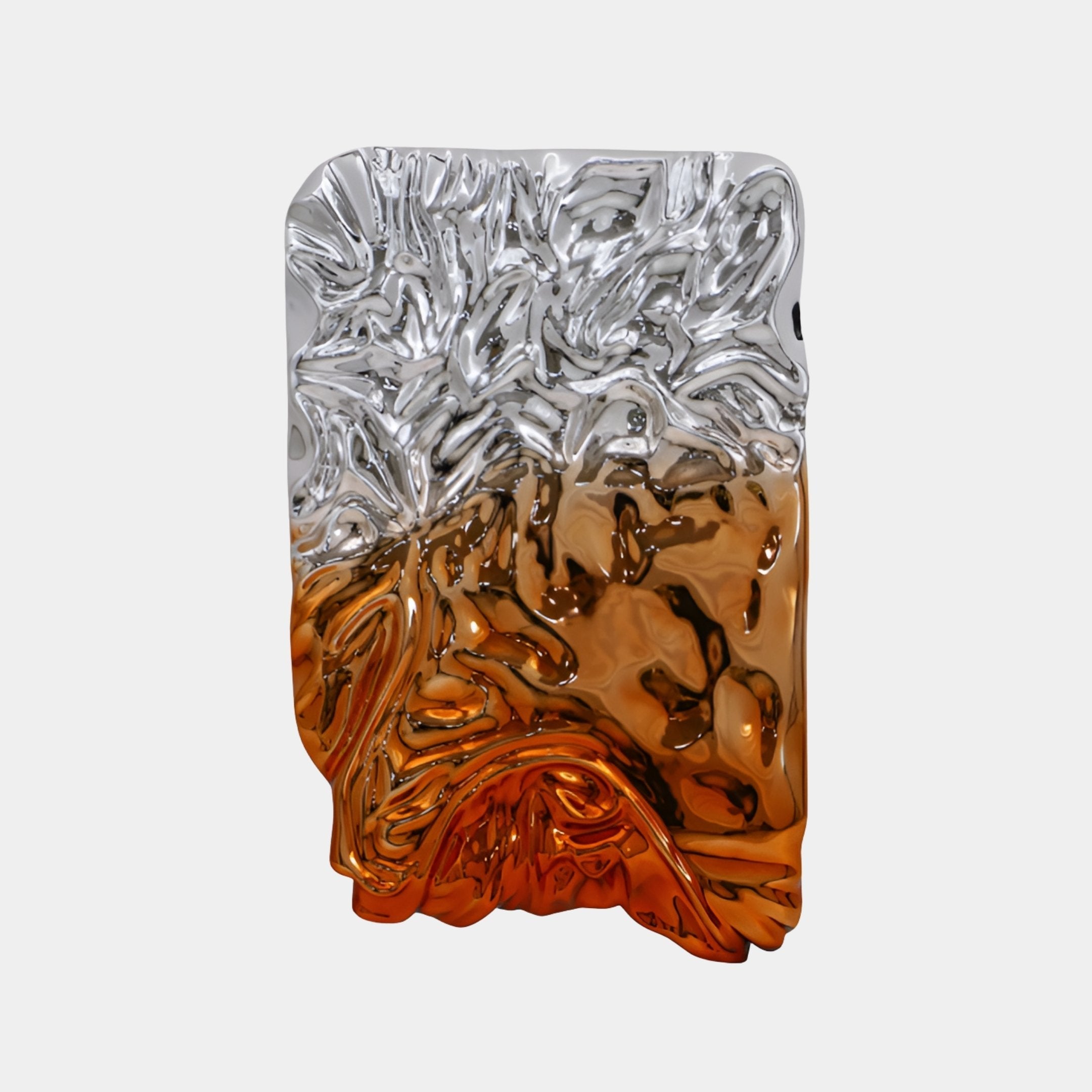 Dunfold Gold & Silver Abstract Sculpture - 110cm