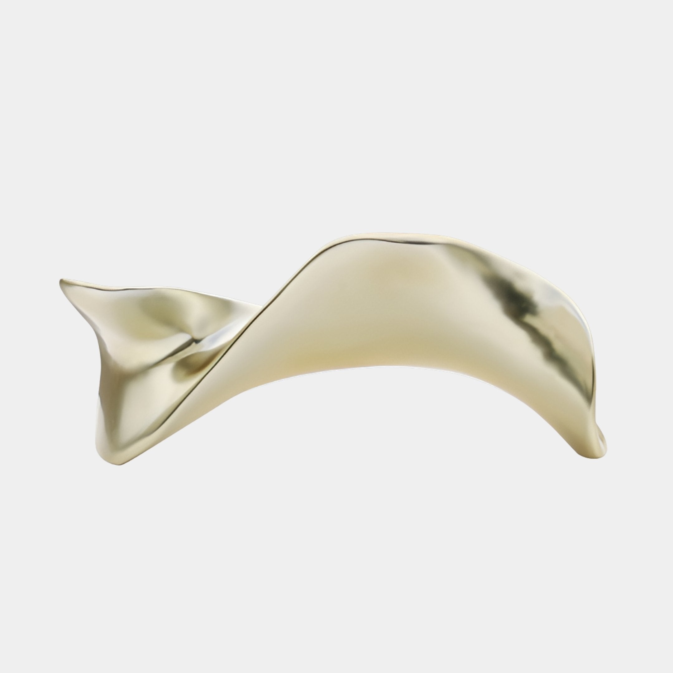Eldend Gold Abstract Sculpture - 65cm