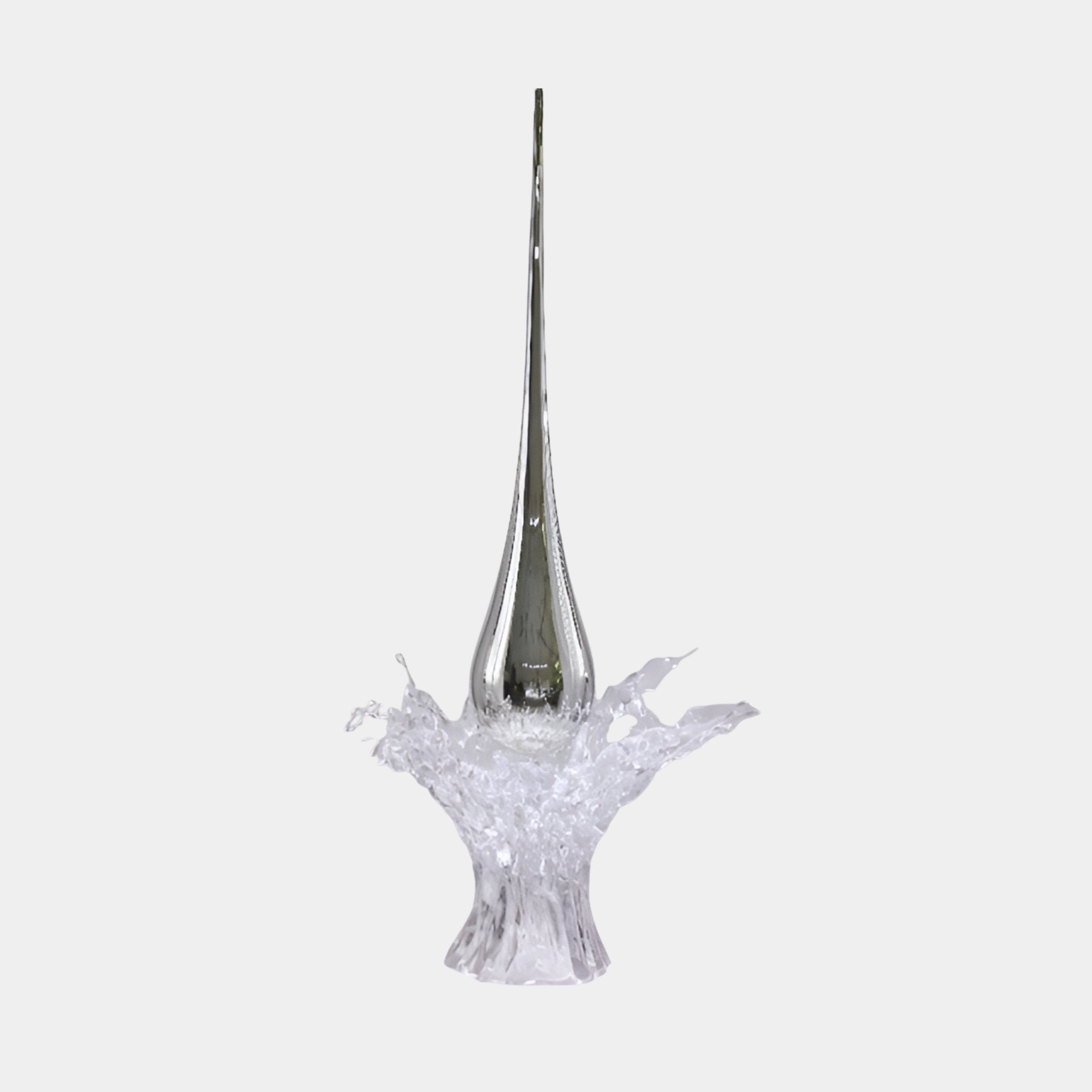 Eldmarsh Silver Water Drop Sculpture - 200cm