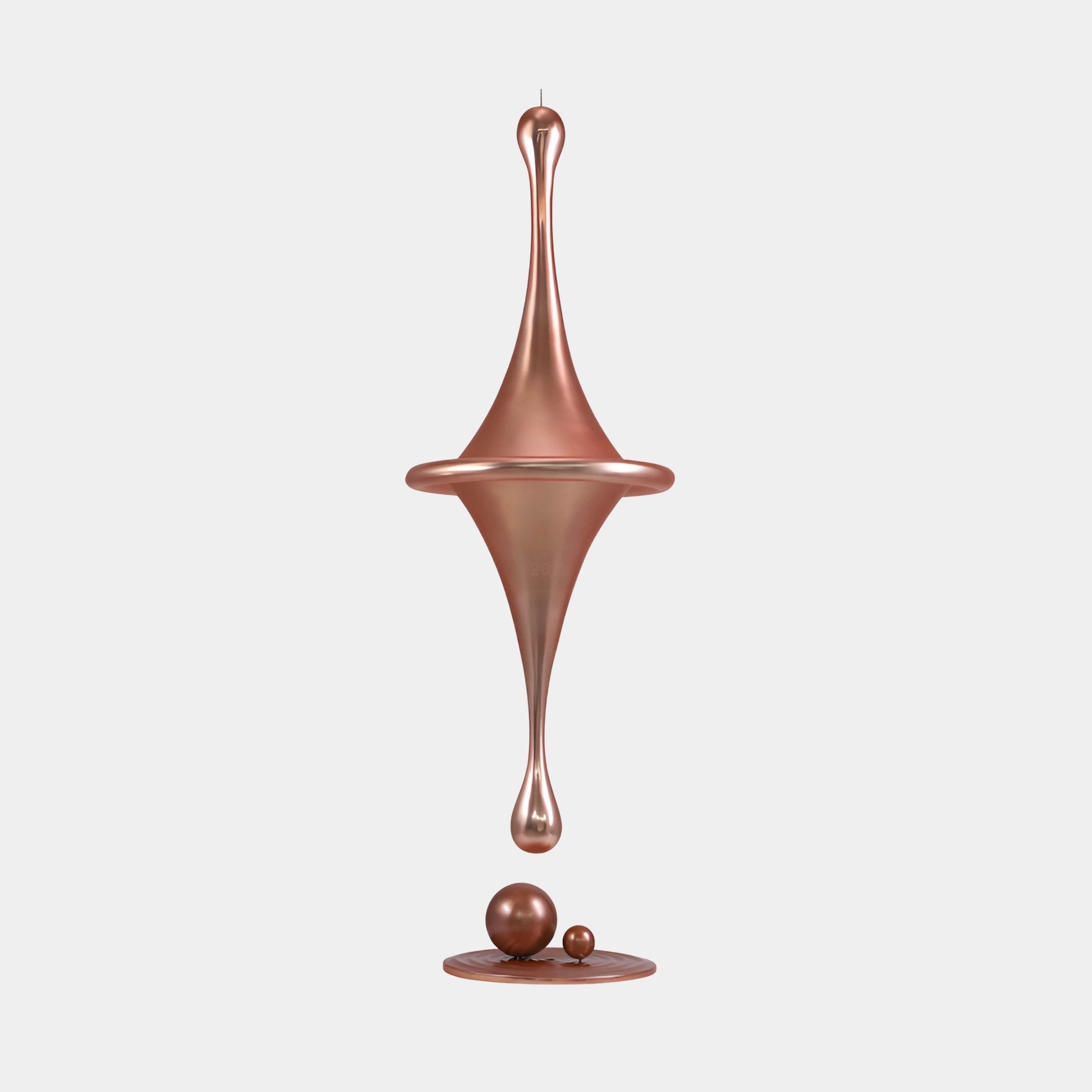 Fenlow Copper Abstract Sculpture - 127cm