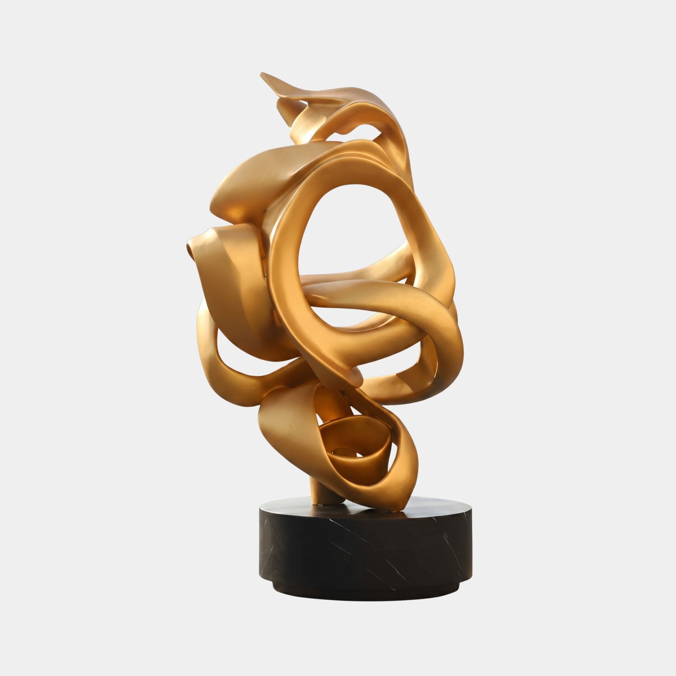 Fenbrook Gold & Black Abstract Sculpture - 190cm