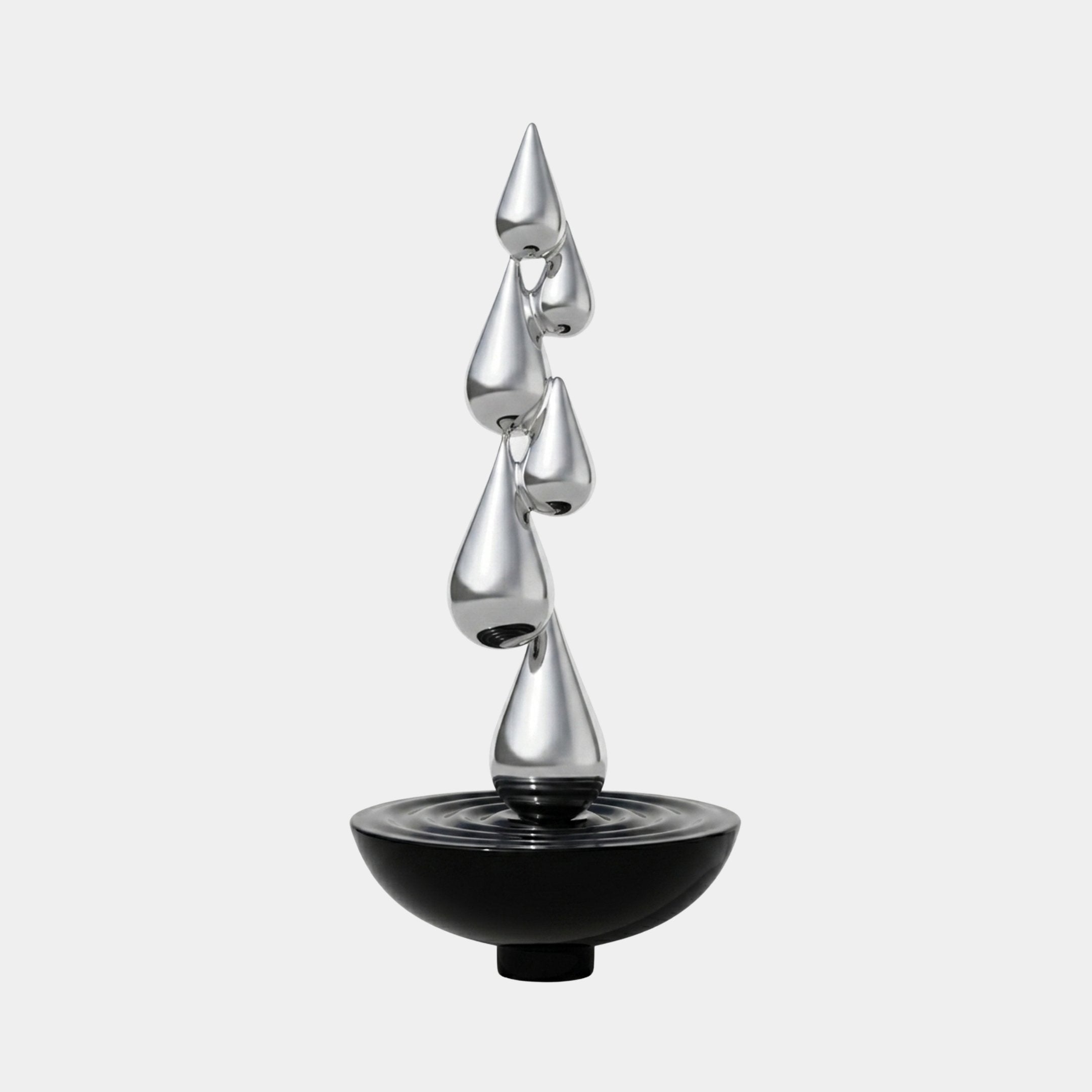 Fenmoor Silver & Black Abstract Sculpture - 140–270cm