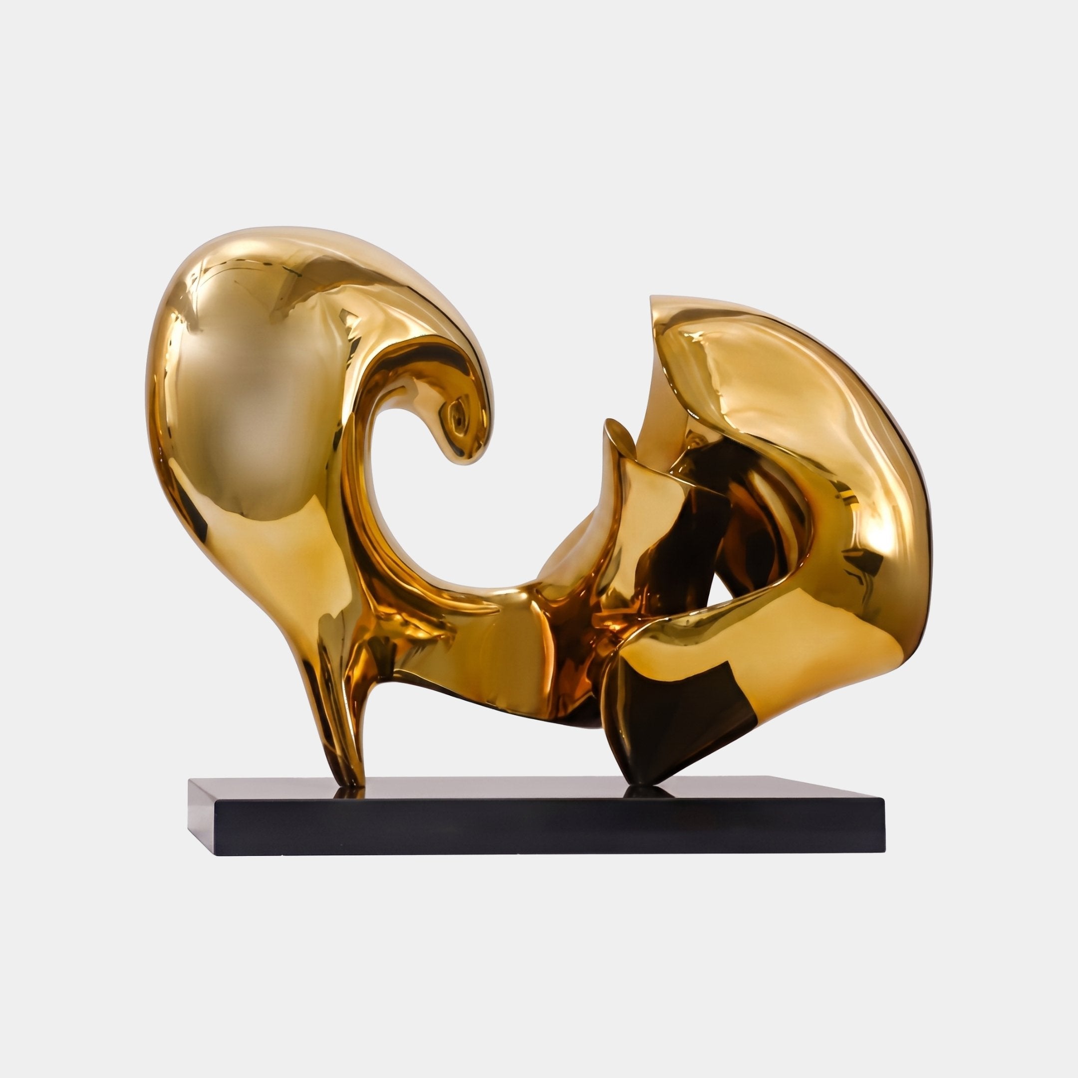 Glenhurst Gold Abstract Sculpture - 80cm
