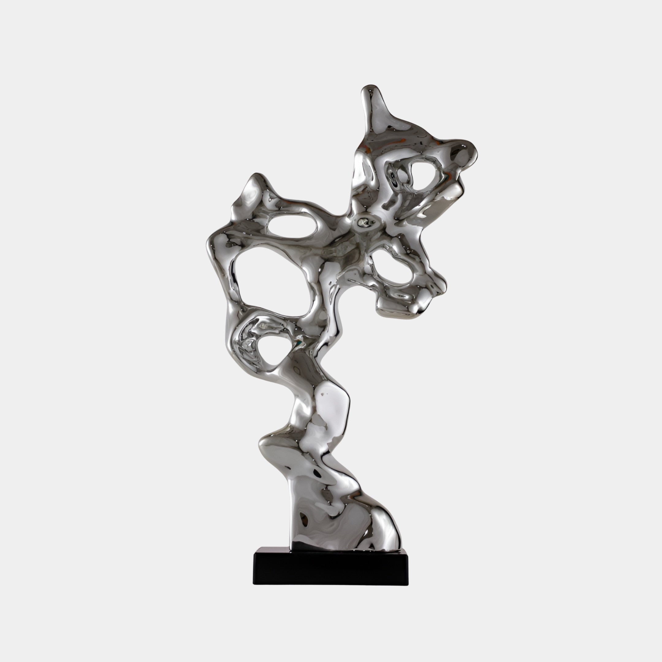 Hartgate Silver Abstract Sculpture - 67cm