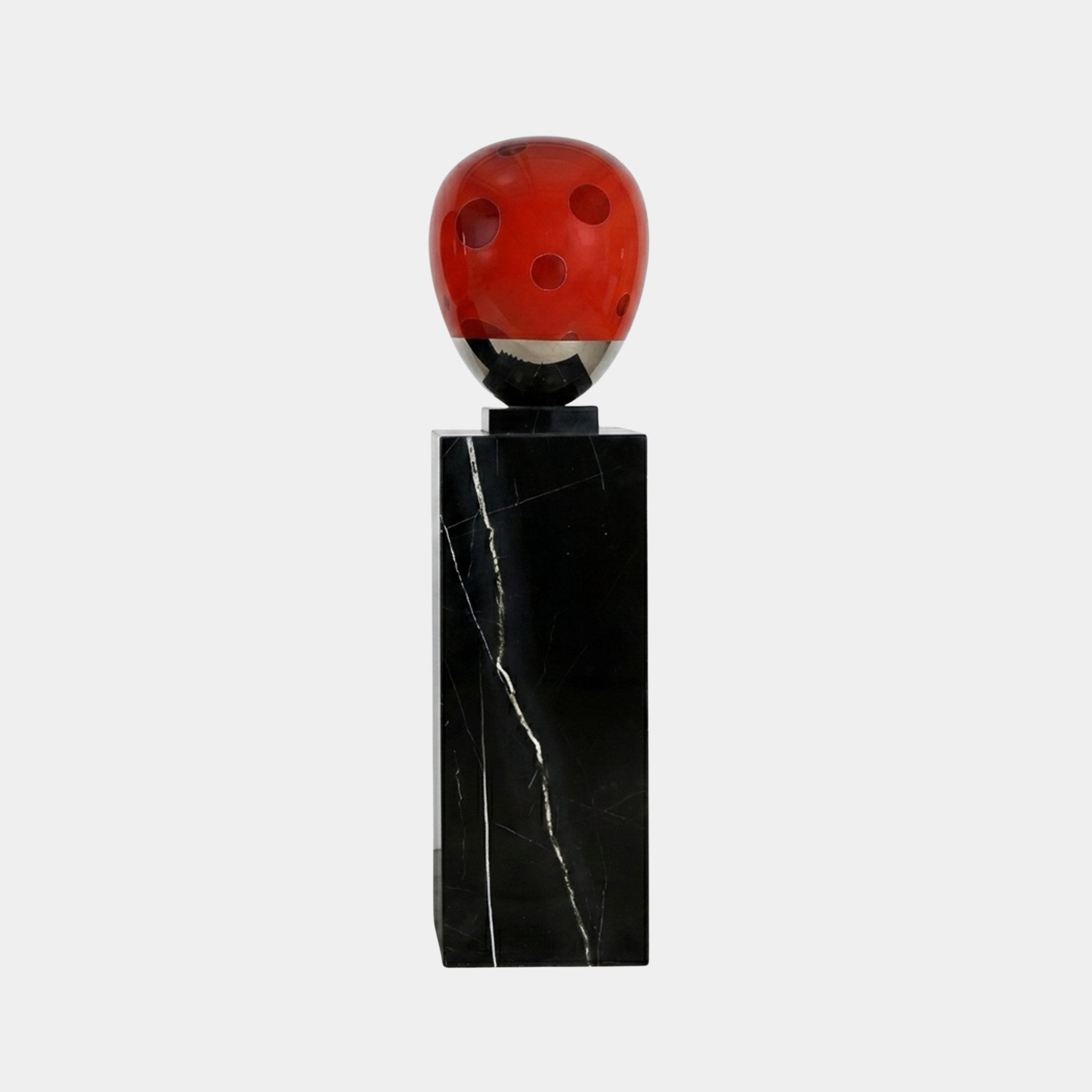 Hazedon Red & Black Abstract Sculpture - 140cm