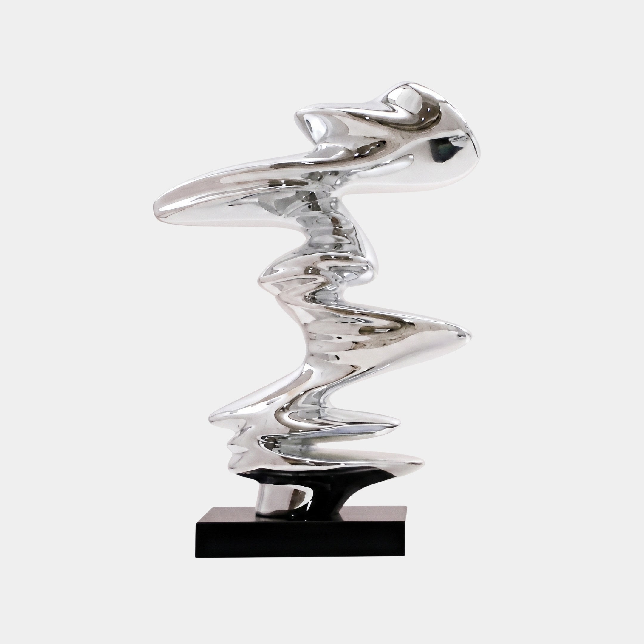 Hazeholme Silver Winged Figure Sculpture - 70cm