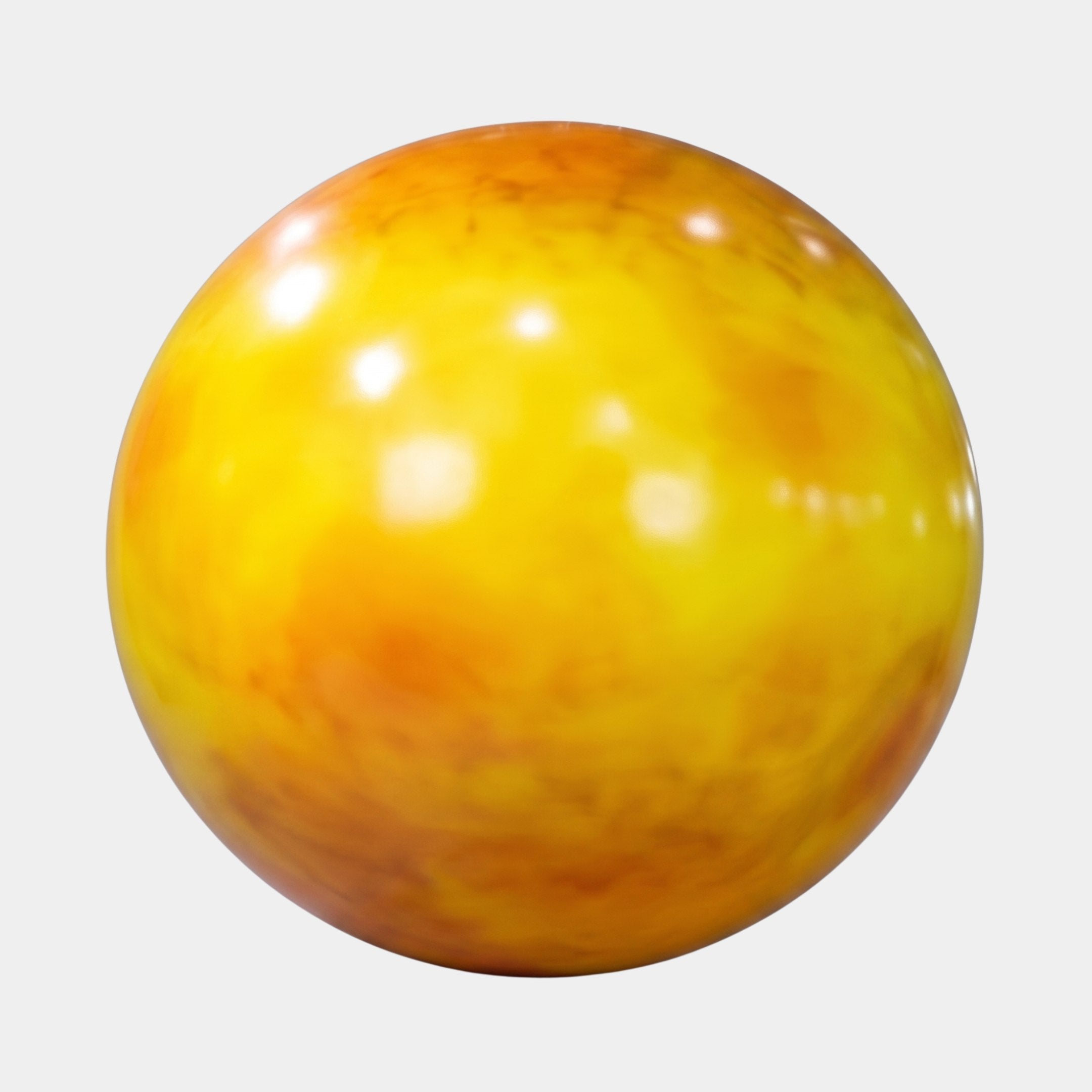 Cosmos Yellow & Orange Sphere Sculpture - 50cm