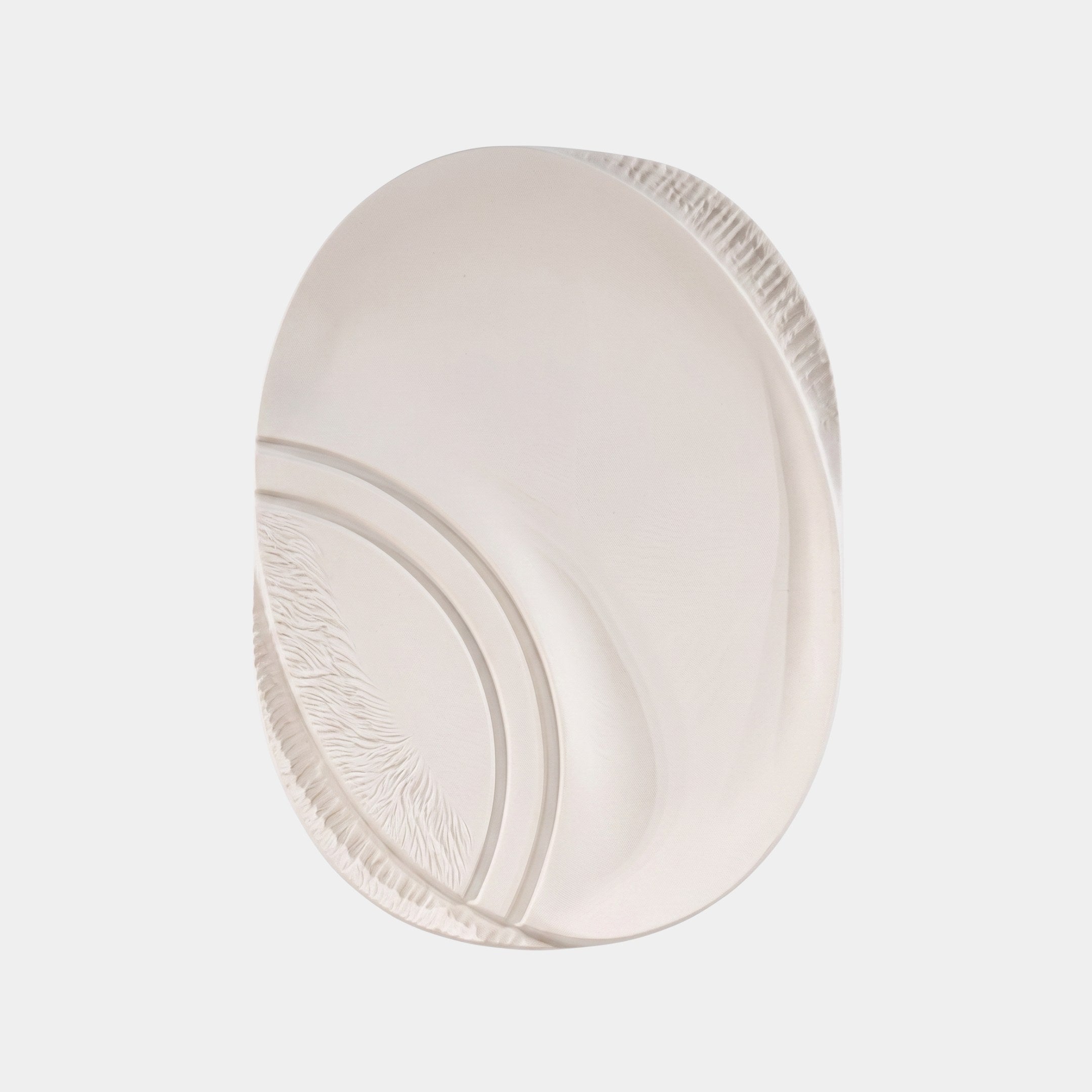 Damerham Cream Layered Disc Sculpture - 59cm