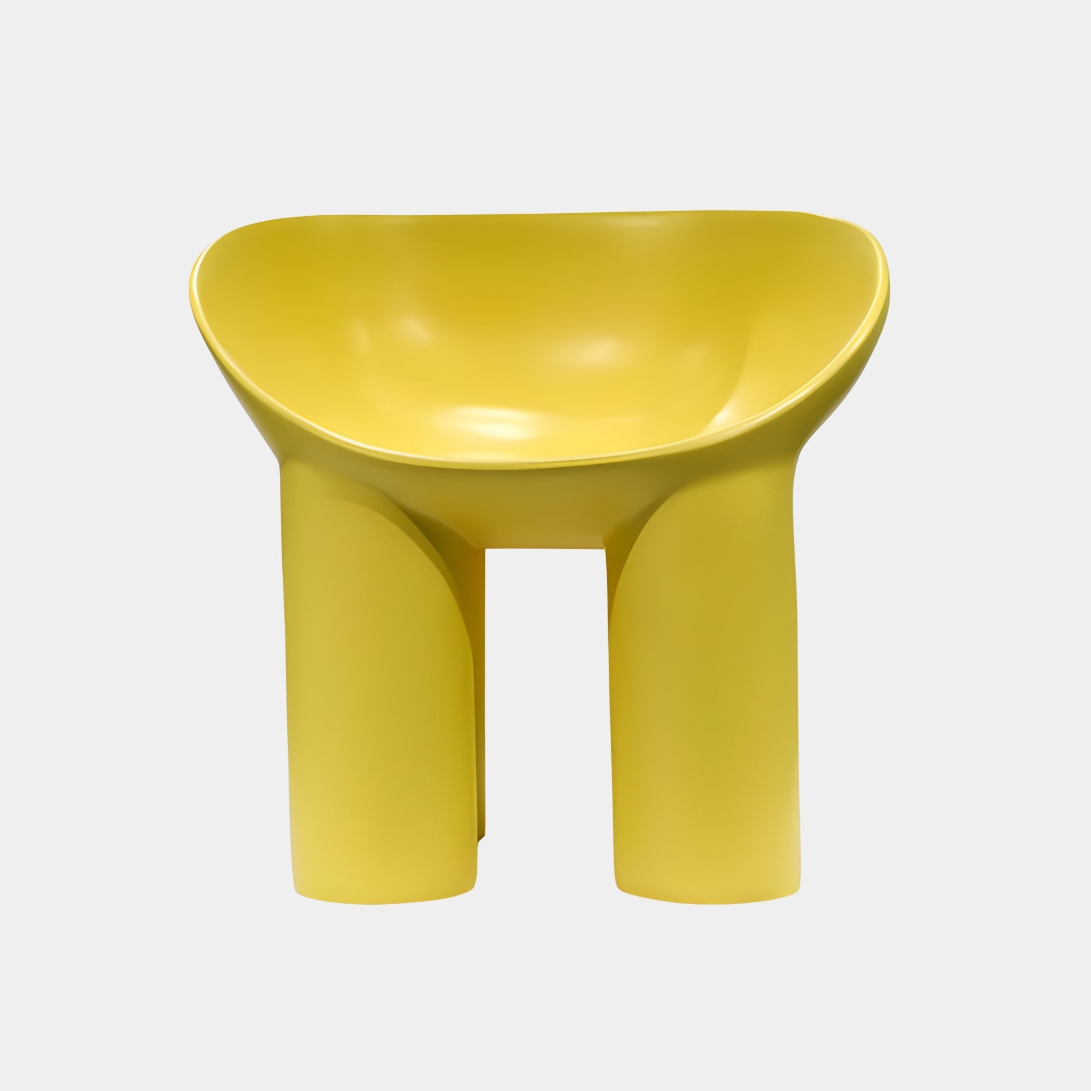 Hazeborough Yellow Round Armchair - 57cm