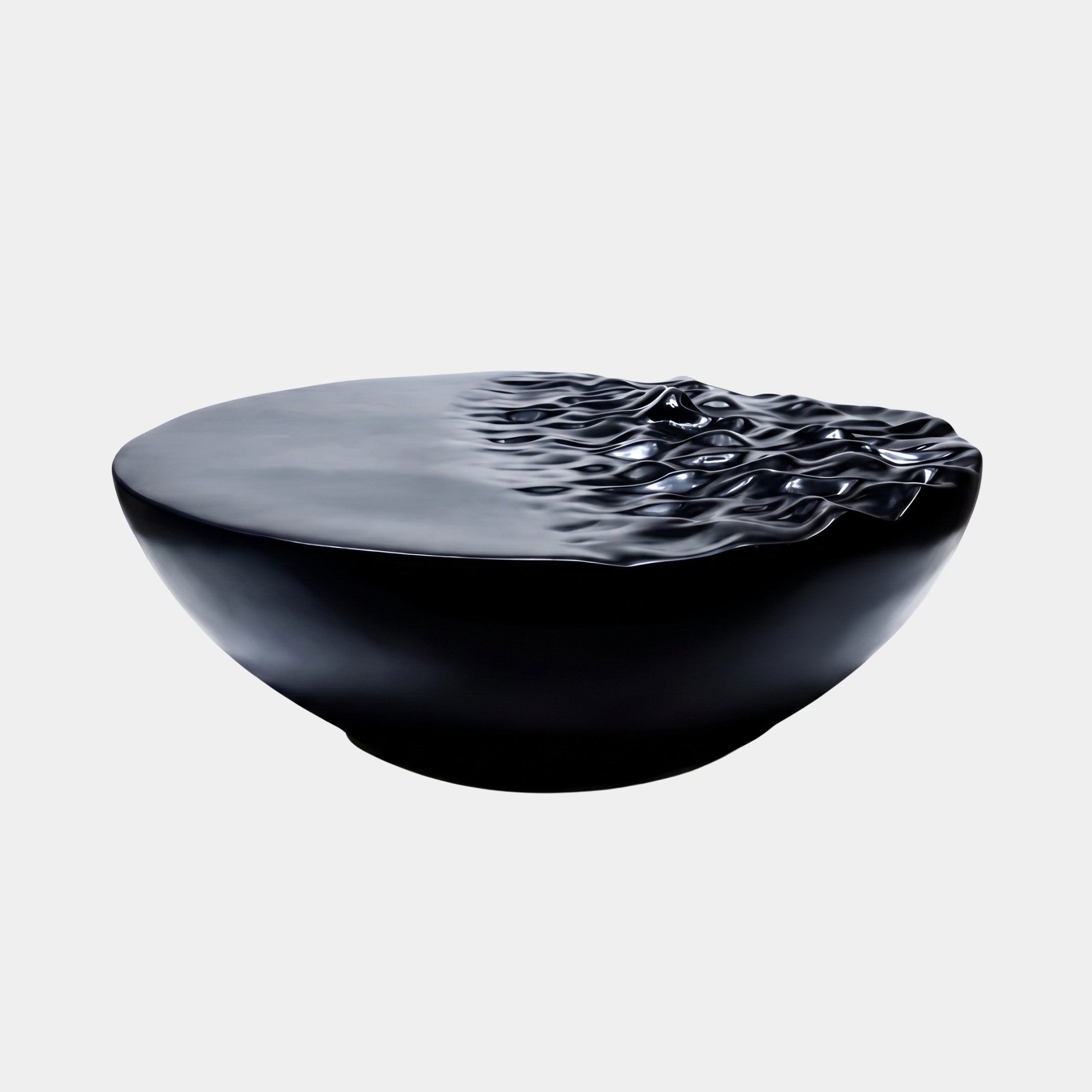 Holtcliffe Black Side Table - 90cm