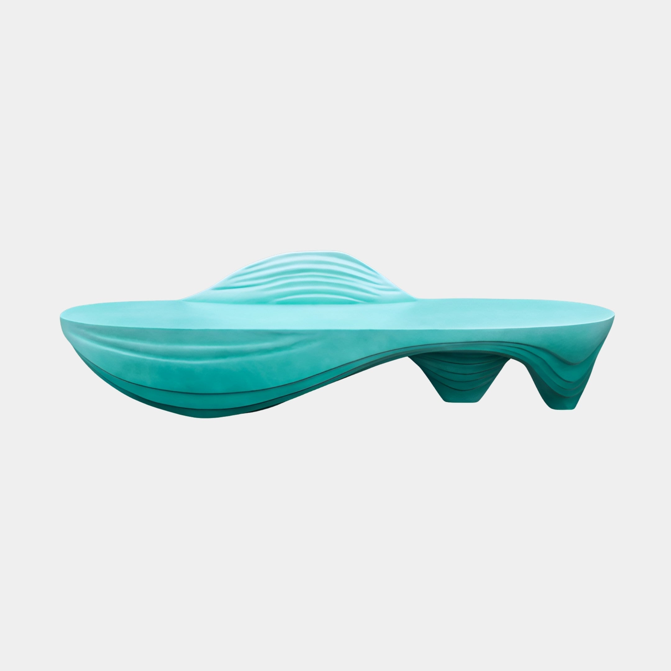 Holtfold Blue Wavy Bench - 230cm