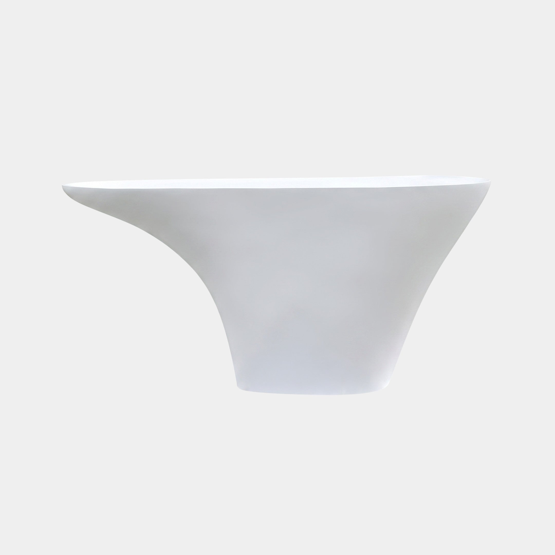 Kelhope White Funnel Side Table - 180cm
