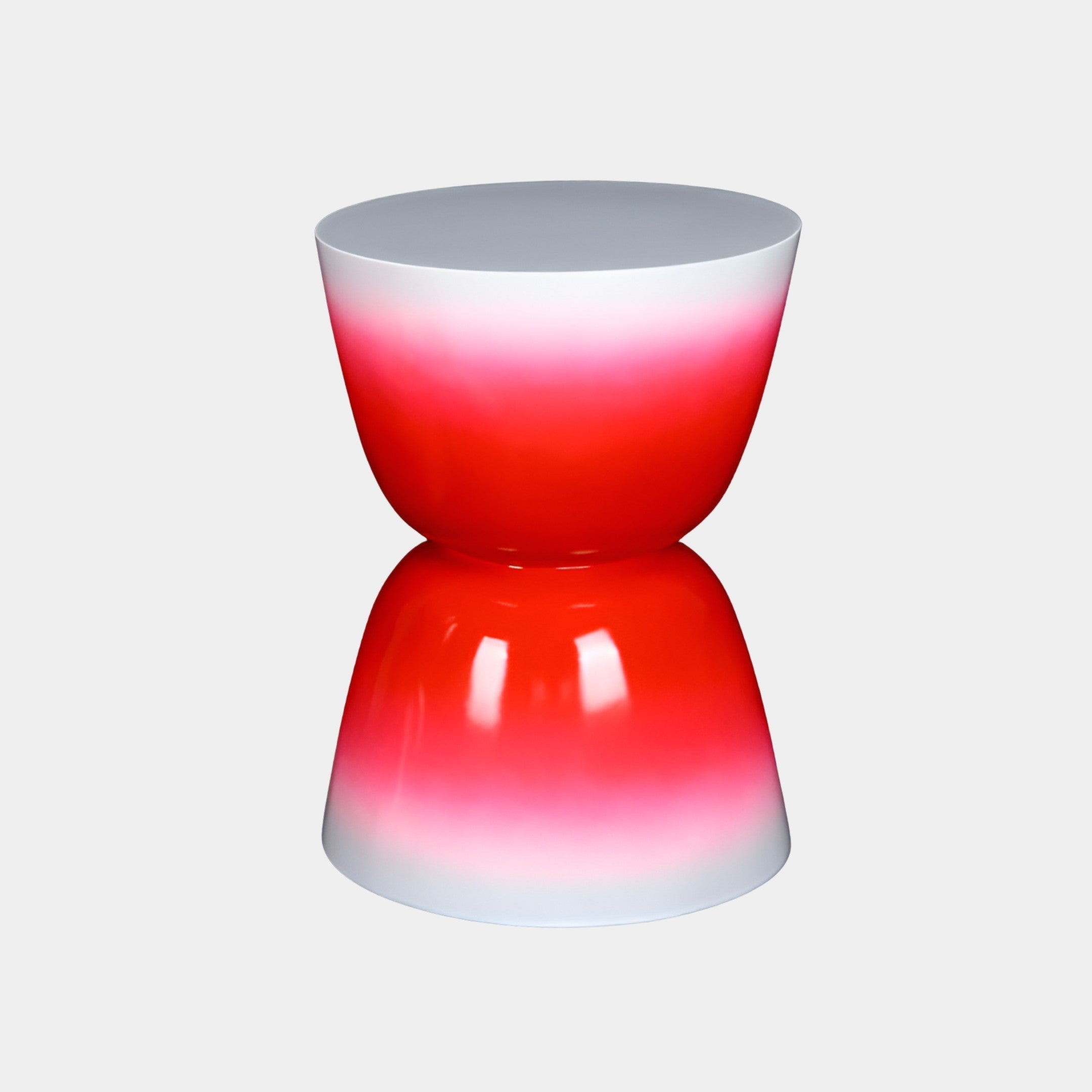 Marleigh Red & Pink Stool - 45cm
