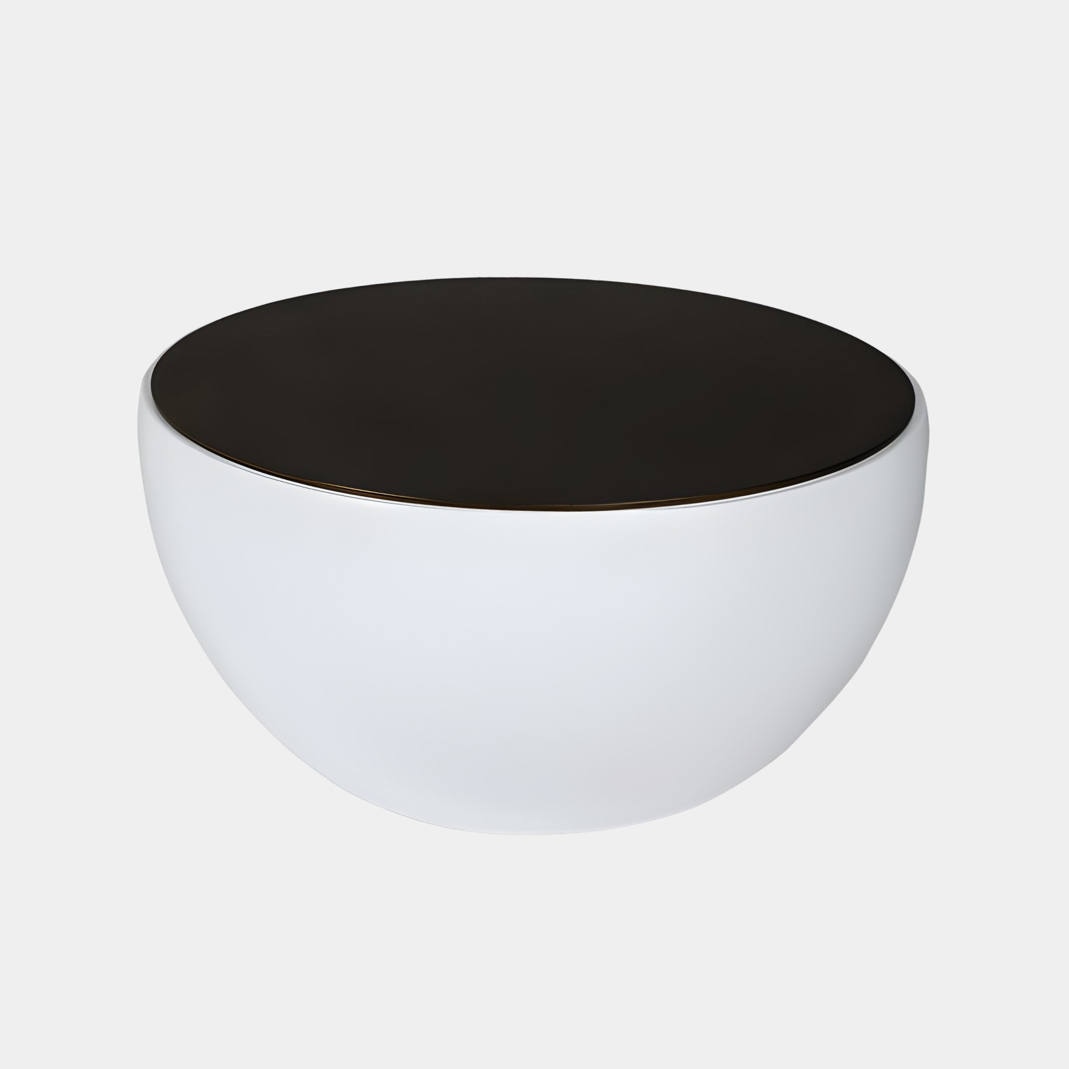 Marfold White & Black Sphere Side Table - 55cm