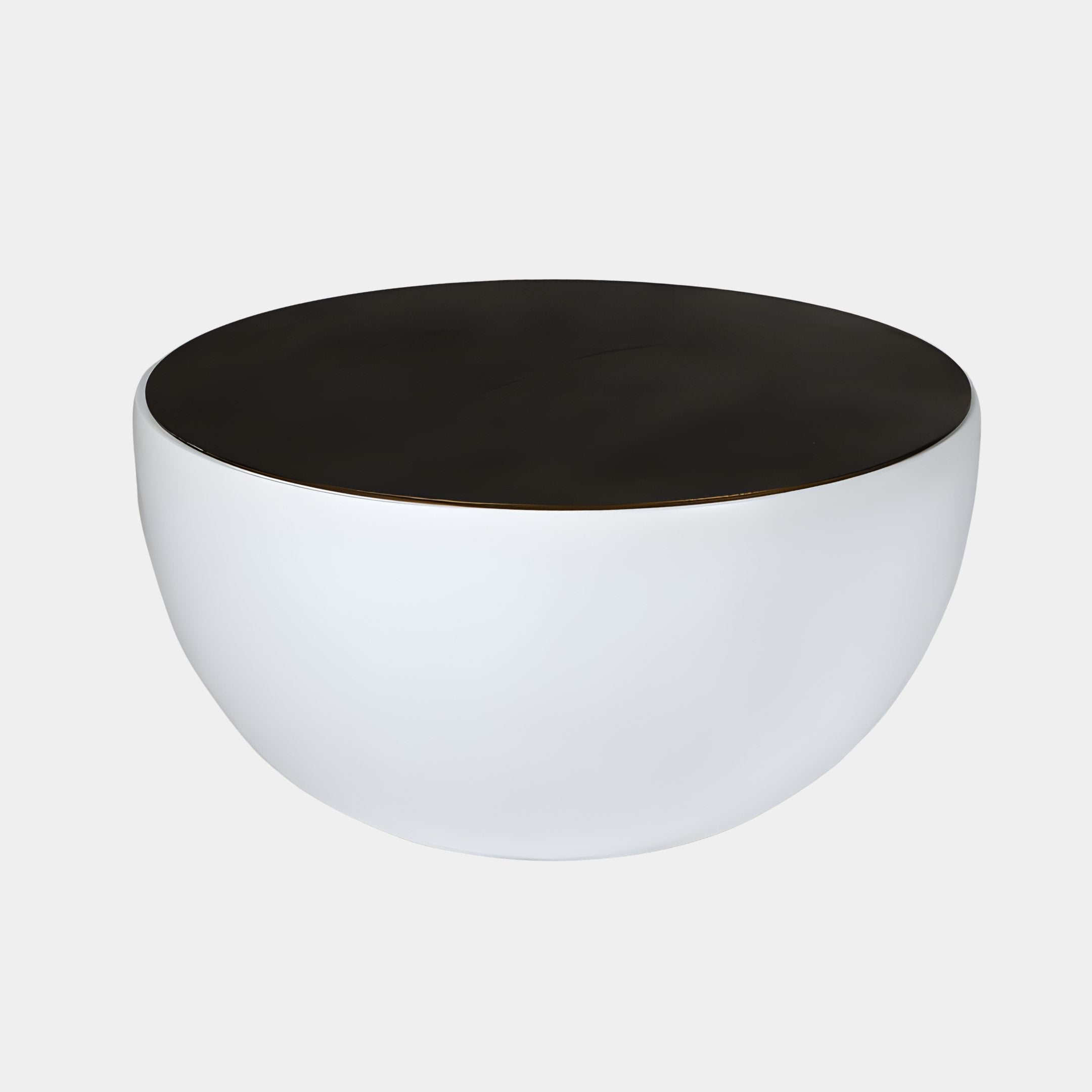 Marhall White & Black Sphere Side Table - 75cm
