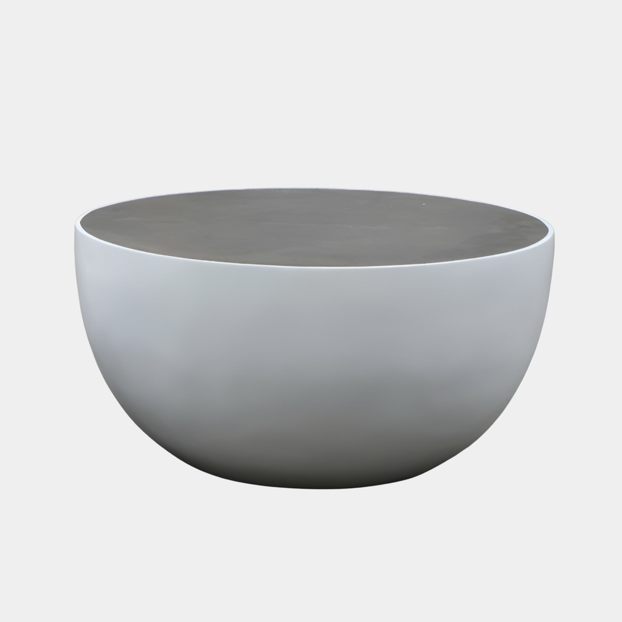 Marhall White & Grey Sphere Side Table - 75cm