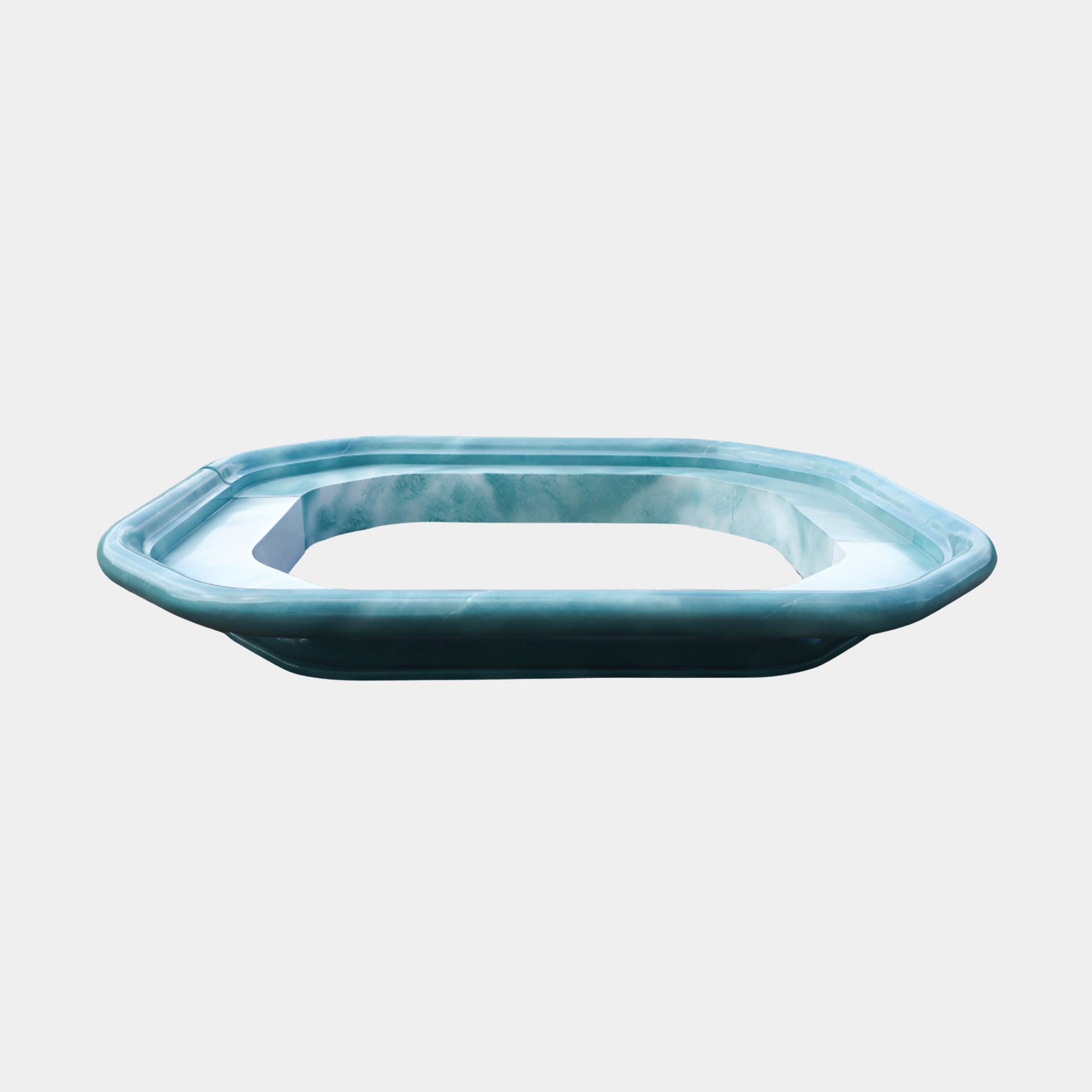 Norwich Blue Oval Coffee Table - 389cm