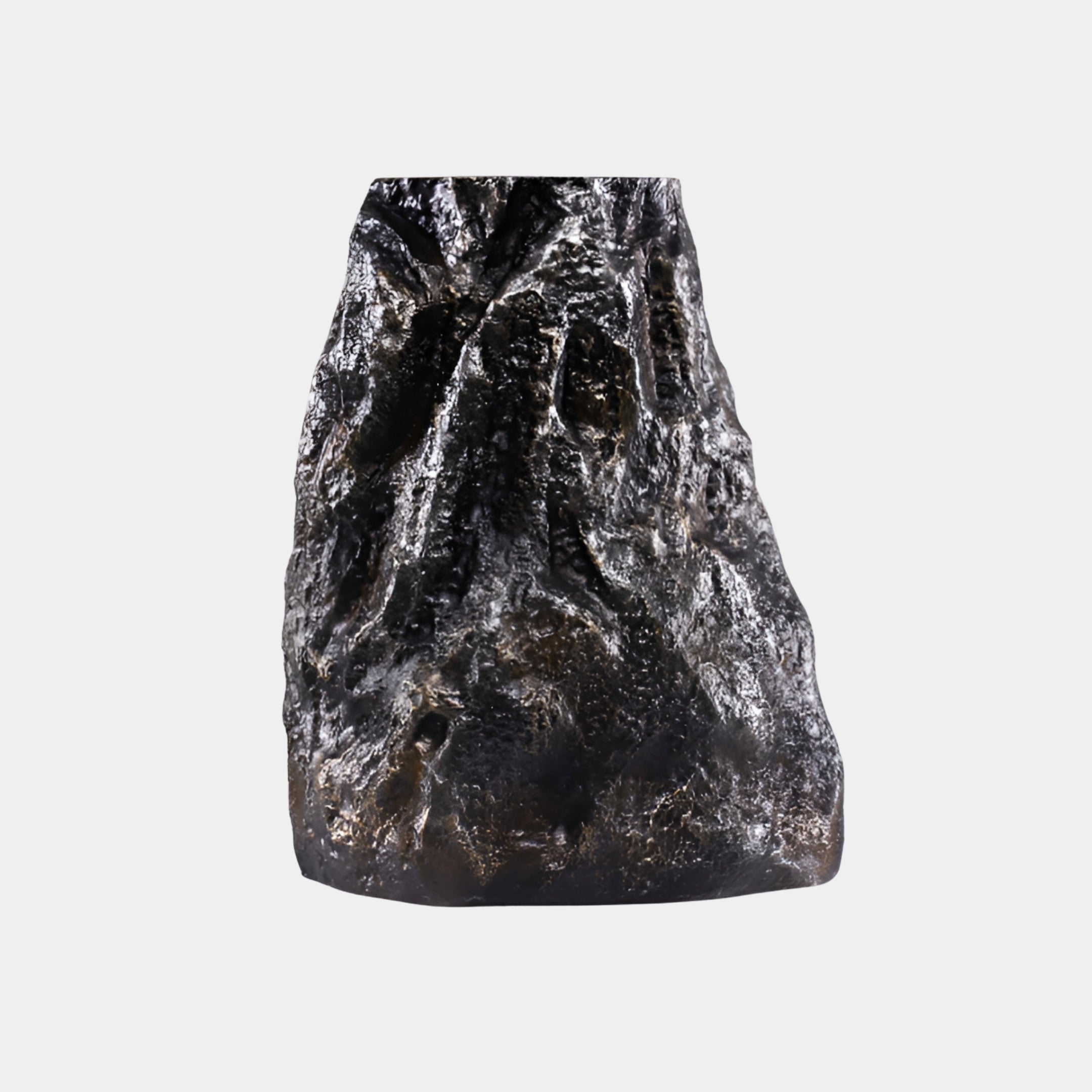 Pendale Black Pedestal Side Table - 65cm
