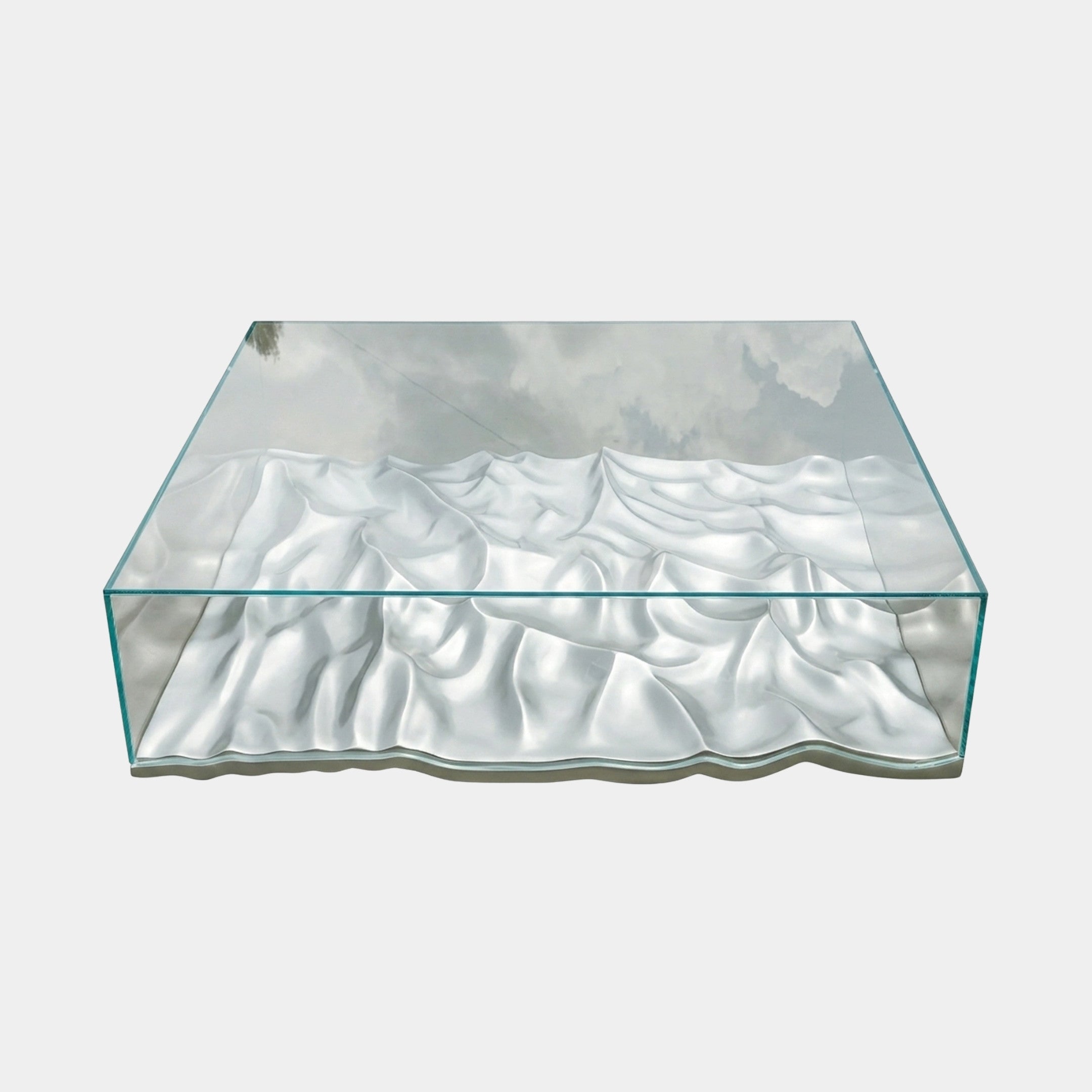 Penbrook Silver Folded Coffee Table - 130cm