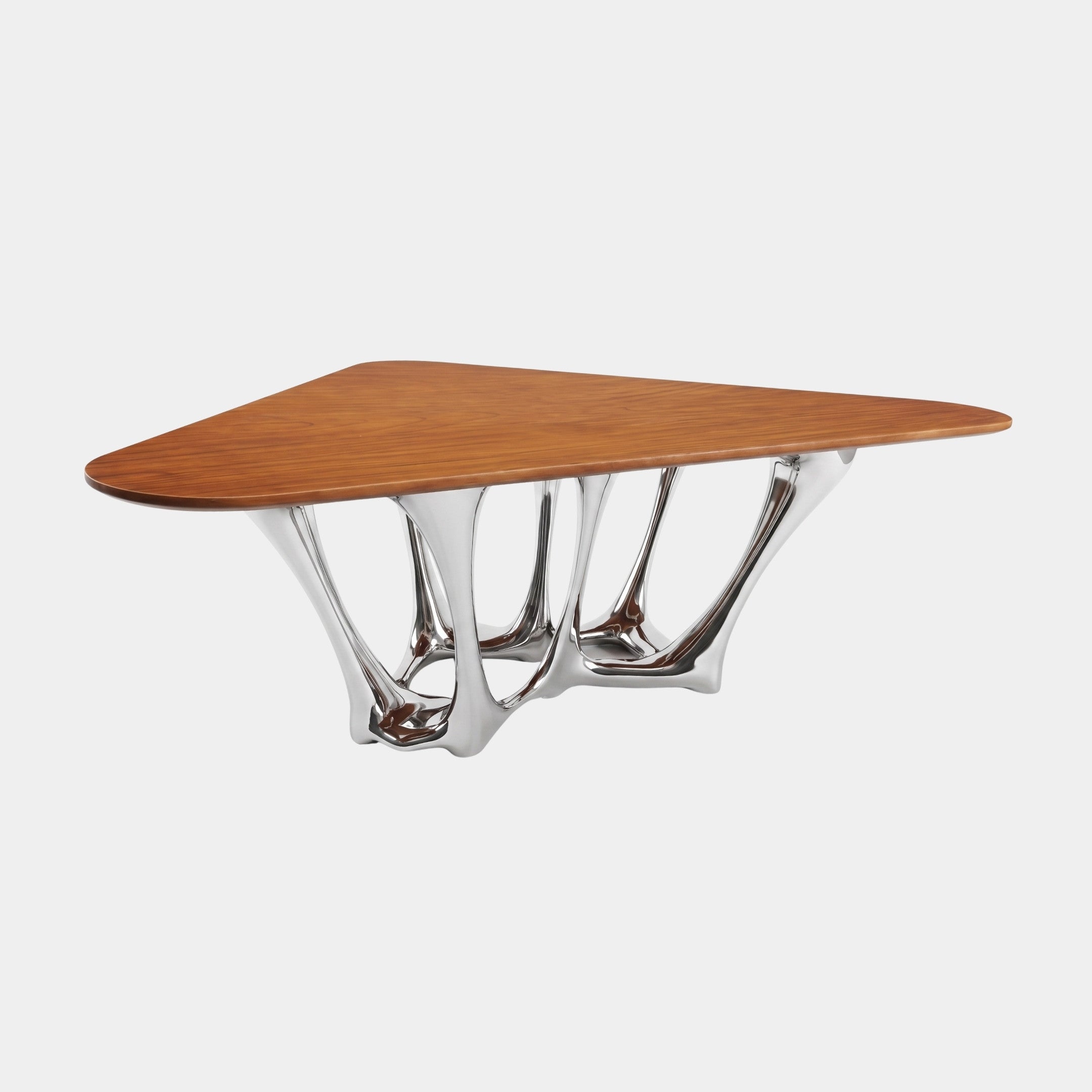 Ravenworth Orange & Silver Coffee Table - 254cm