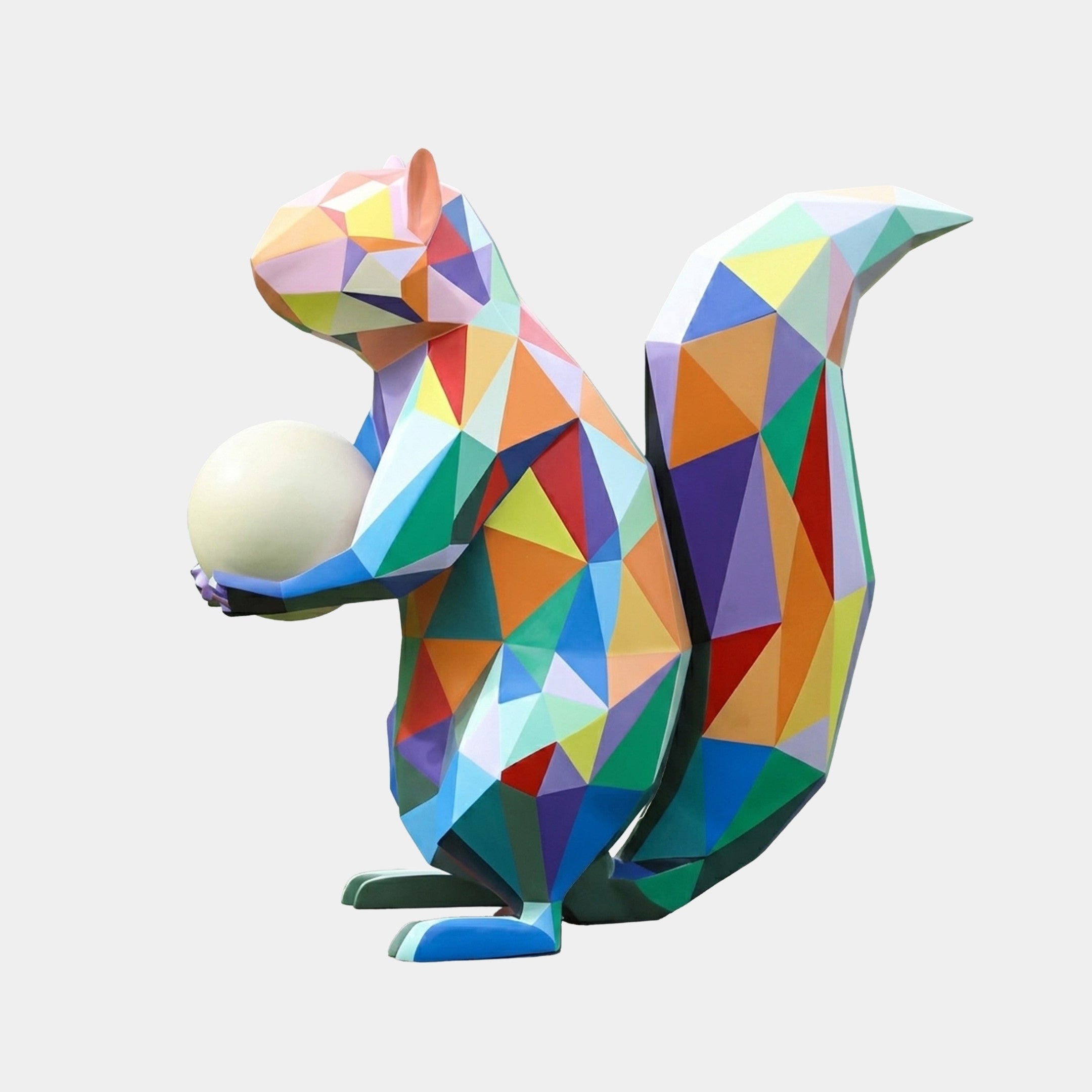 Bramholme Multicoloured Squirrel Sculpture - 130cm