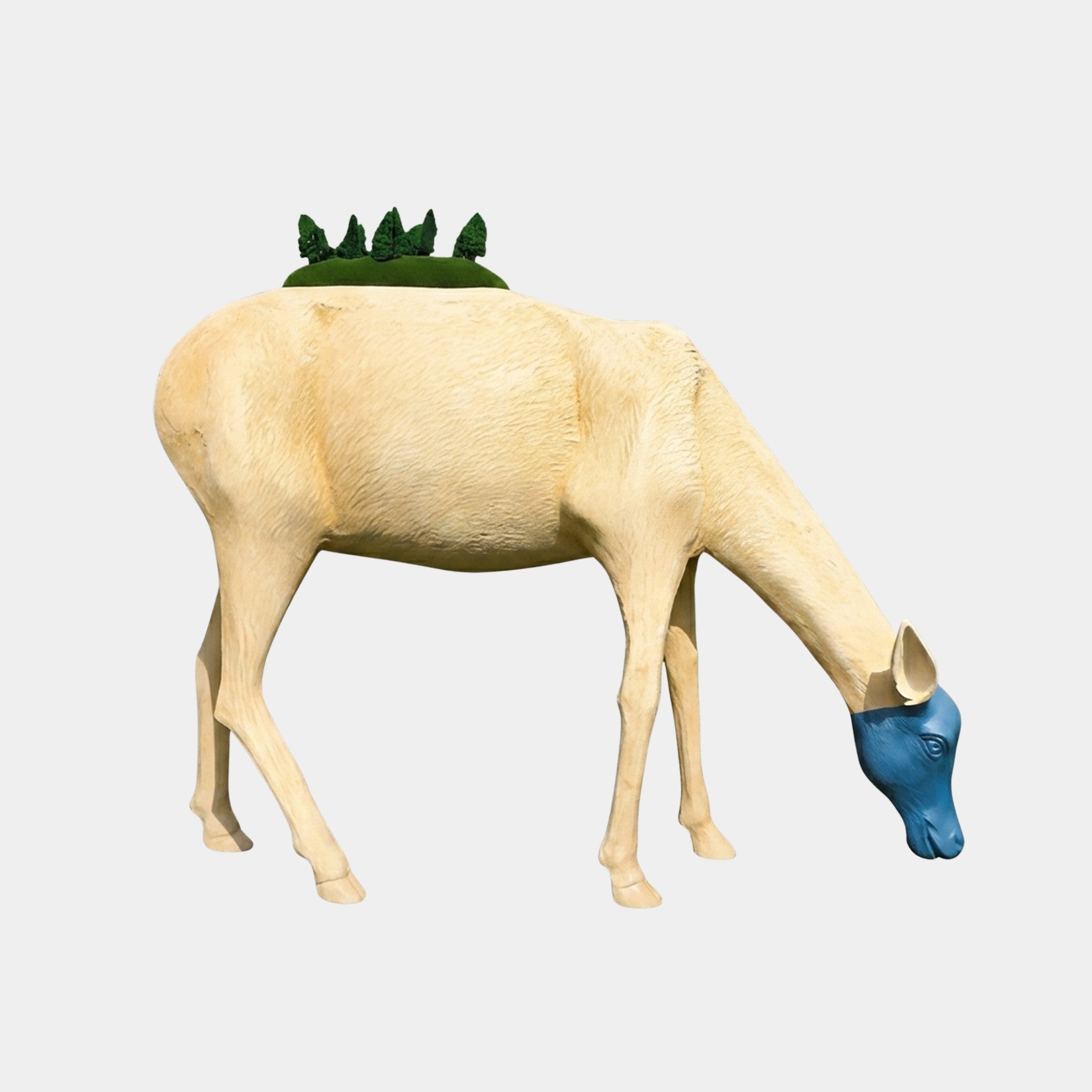 Brookfield Beige Deer Sculpture - 118cm