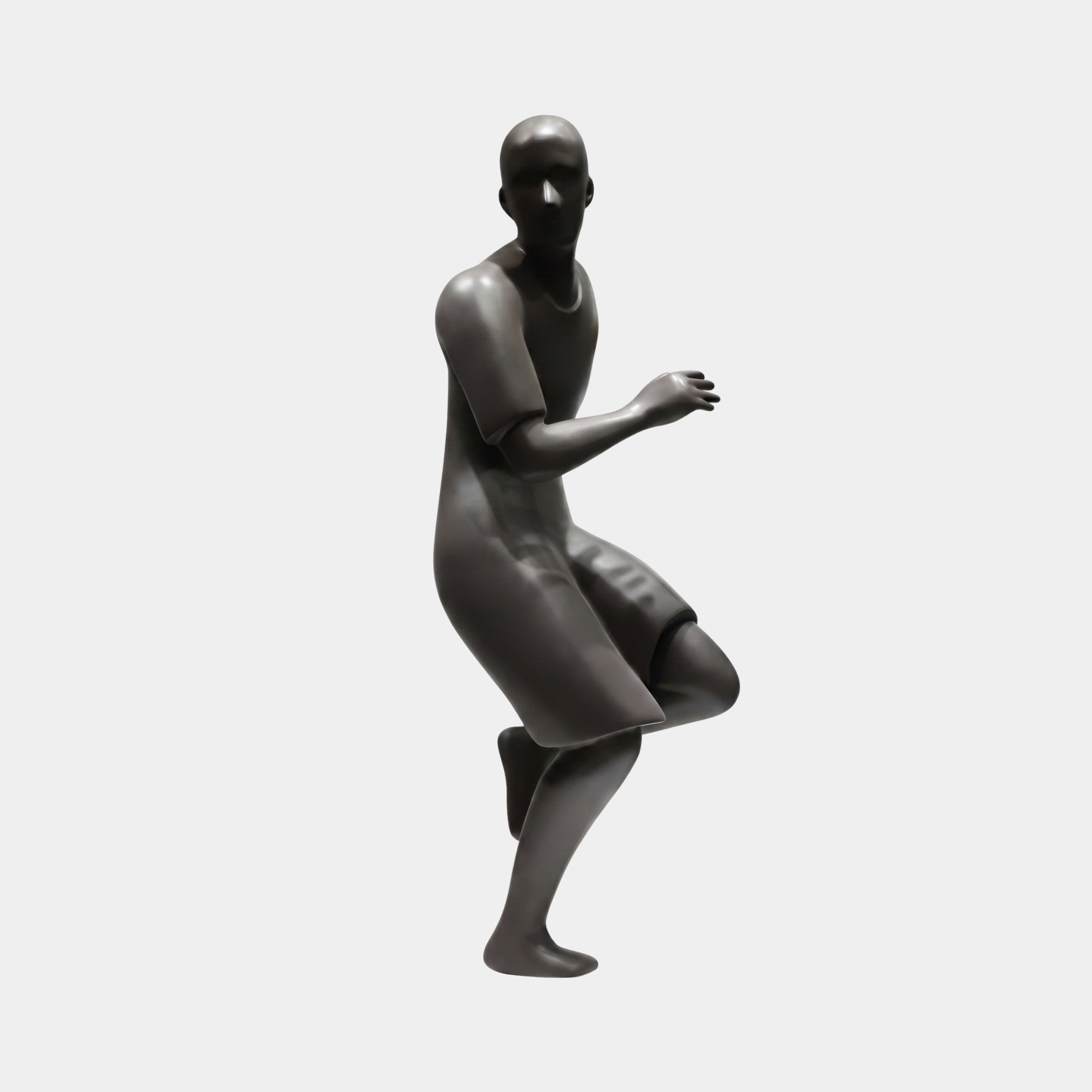 Brookhurst Grey Figure Sculpture - 165cm