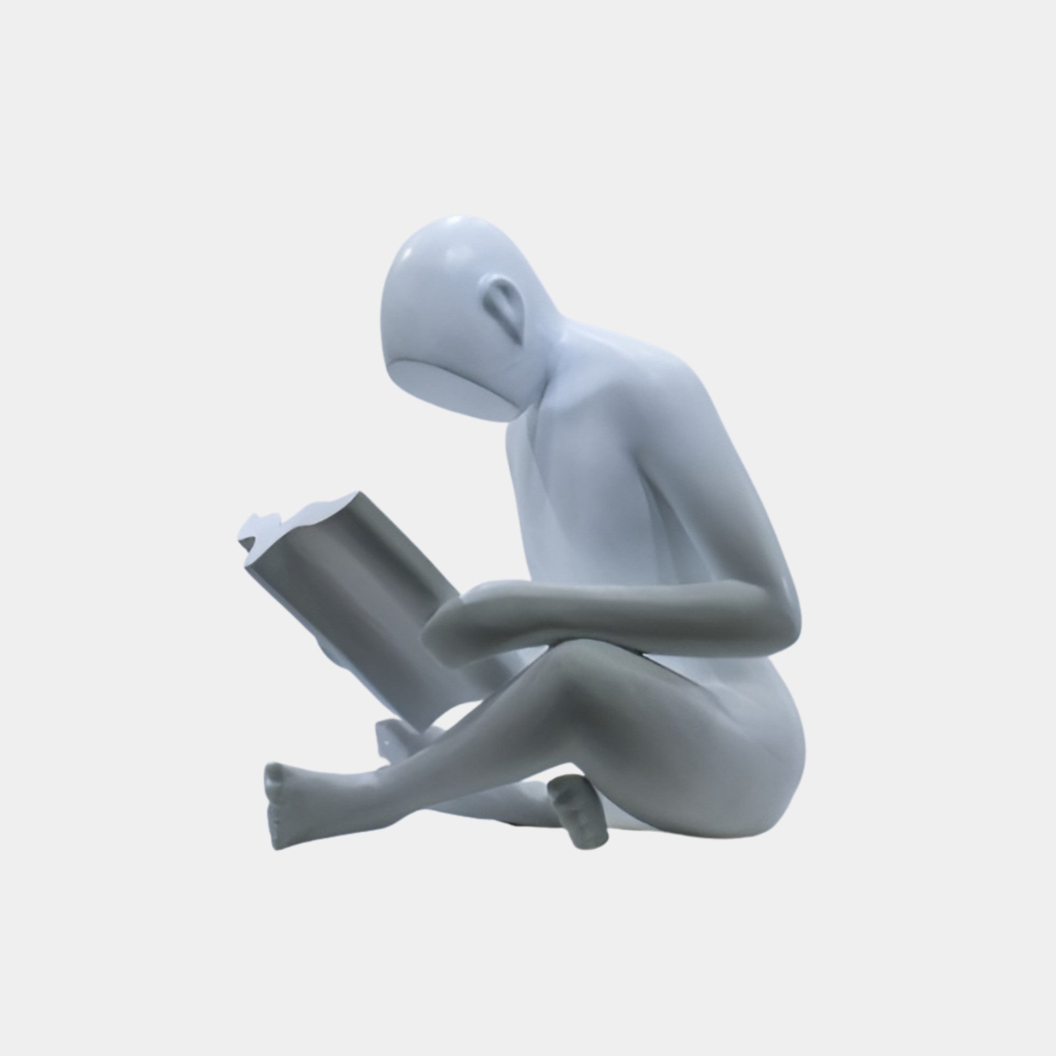 Burncombe Grey Figure Sculpture - 92cm