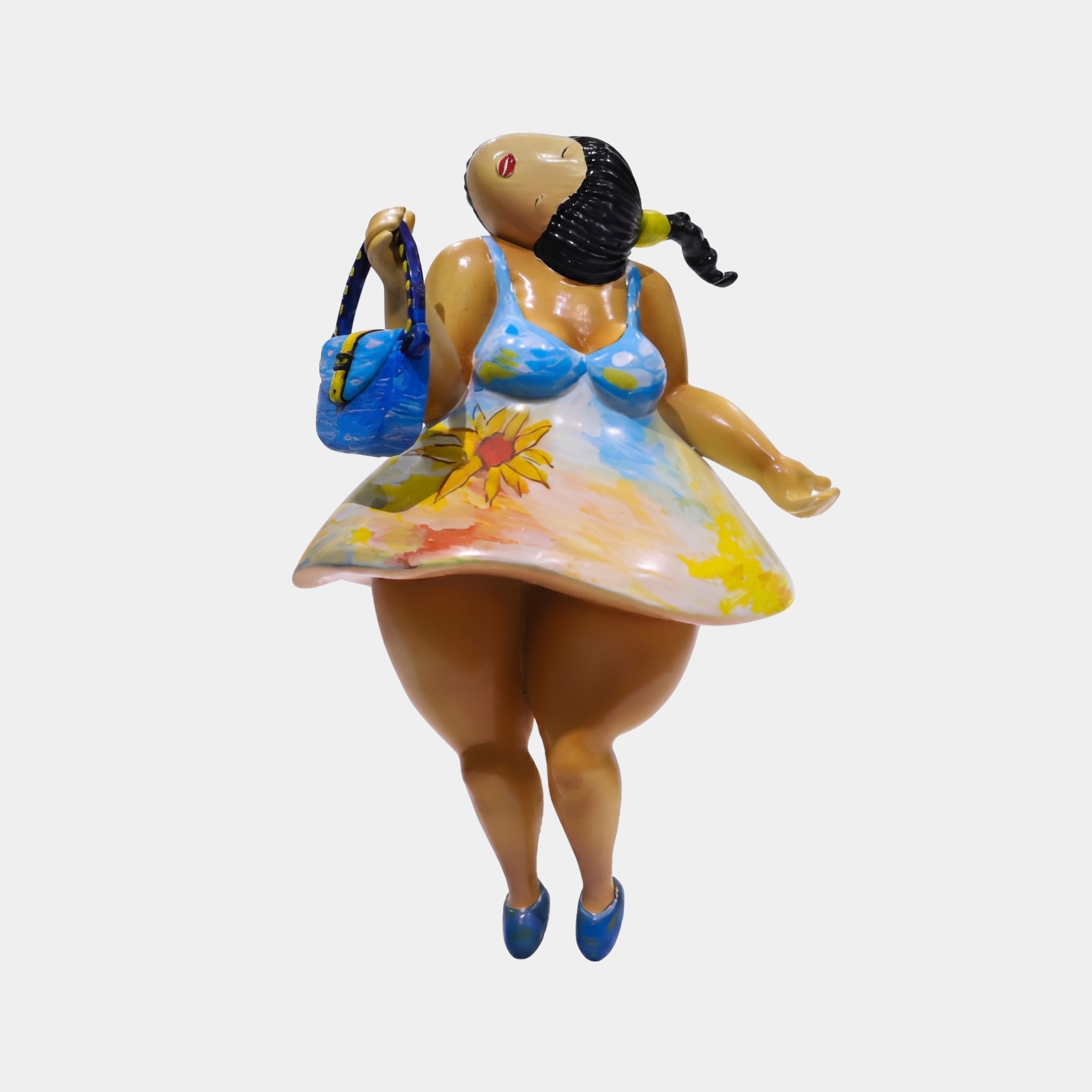 Burnbeck Blue Woman Sculpture - 40cm