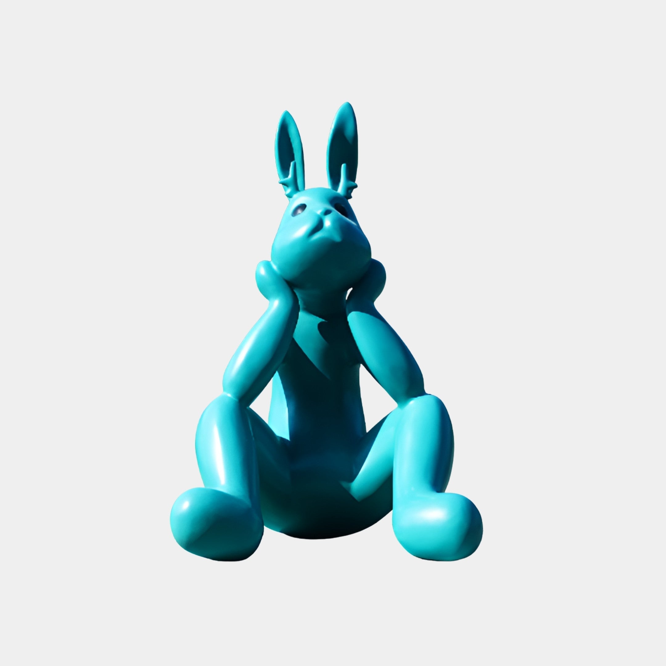 Caldcote Blue Balloon Rabbit Sculpture - 150cm