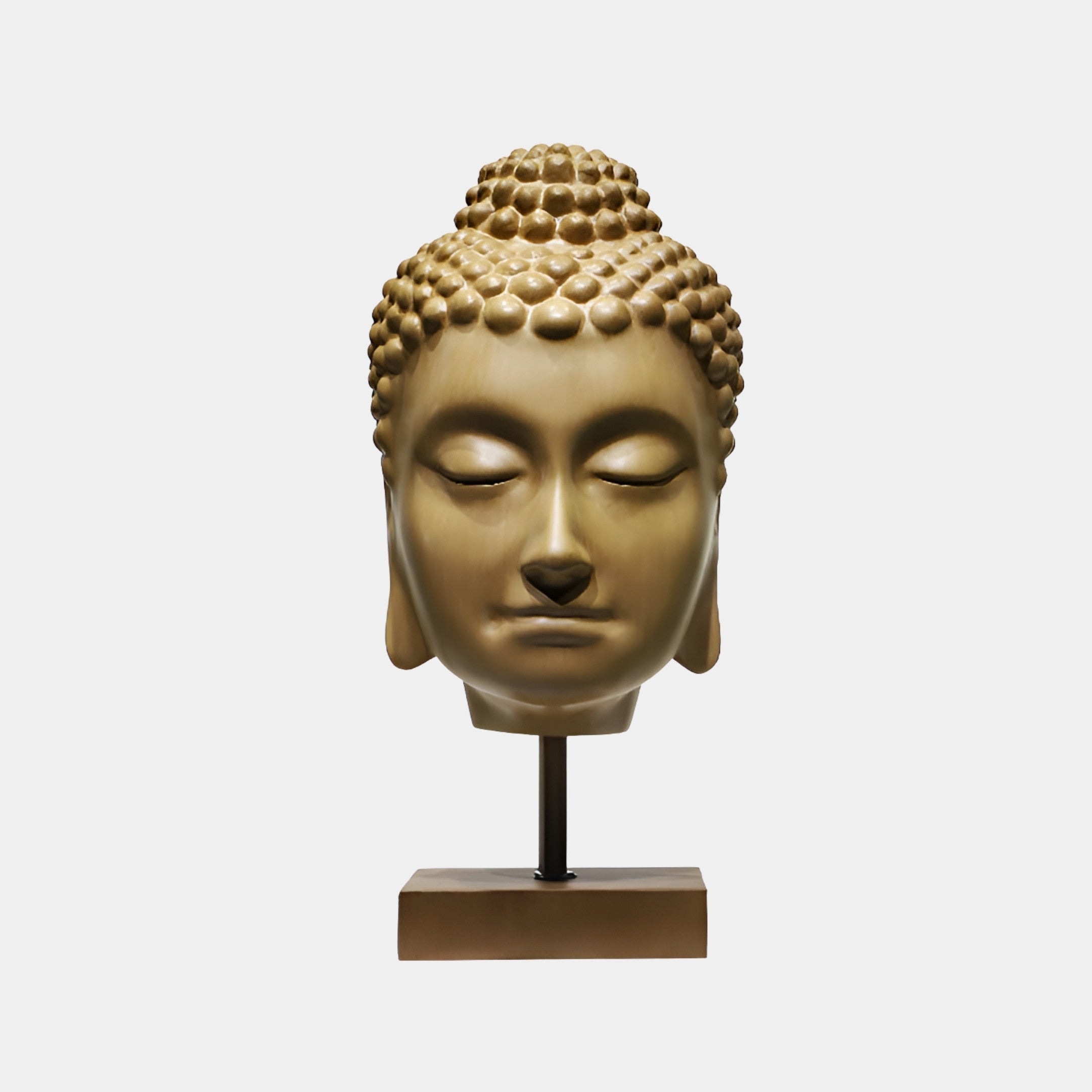 Dunridge Bronze Buddha Head Sculpture - 60cm