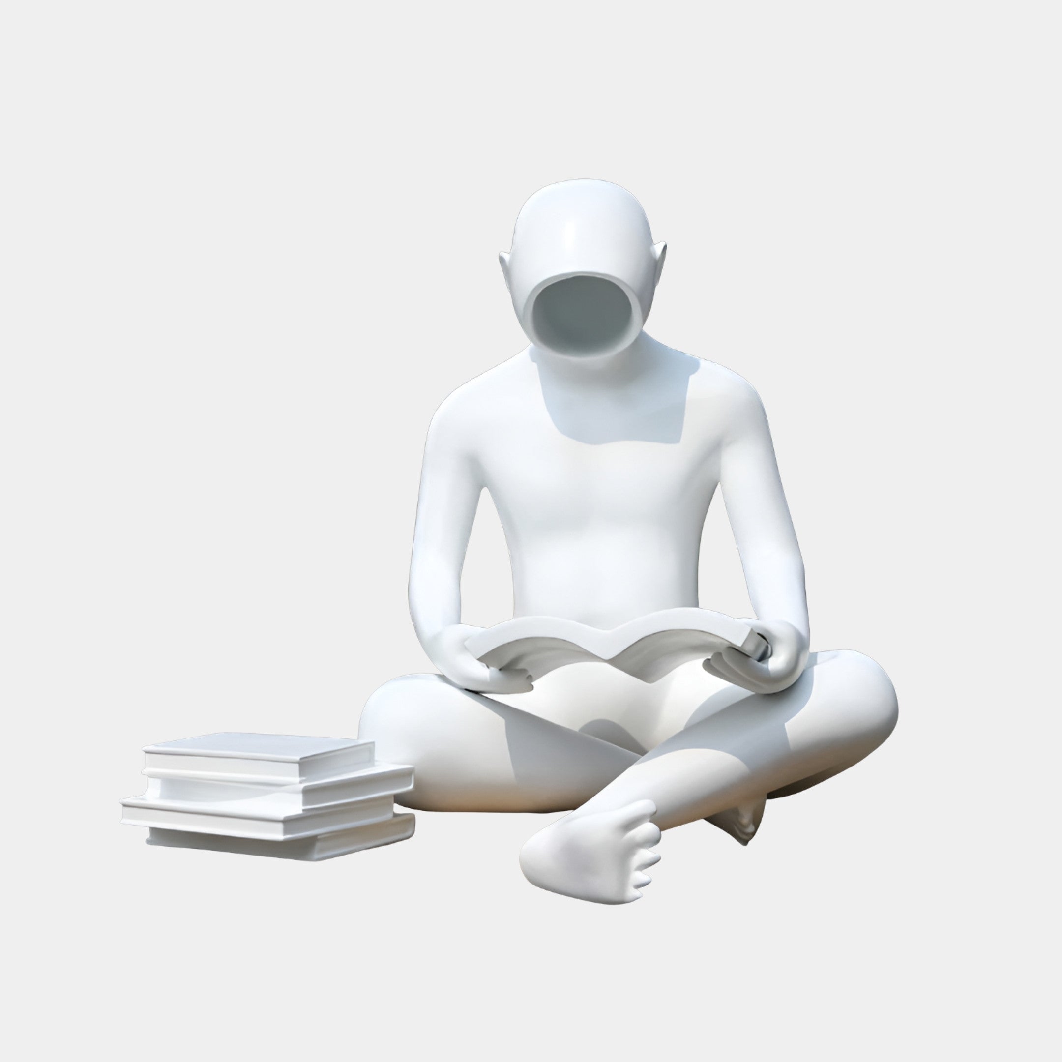 Eldcote White Figure Sculpture - 120cm