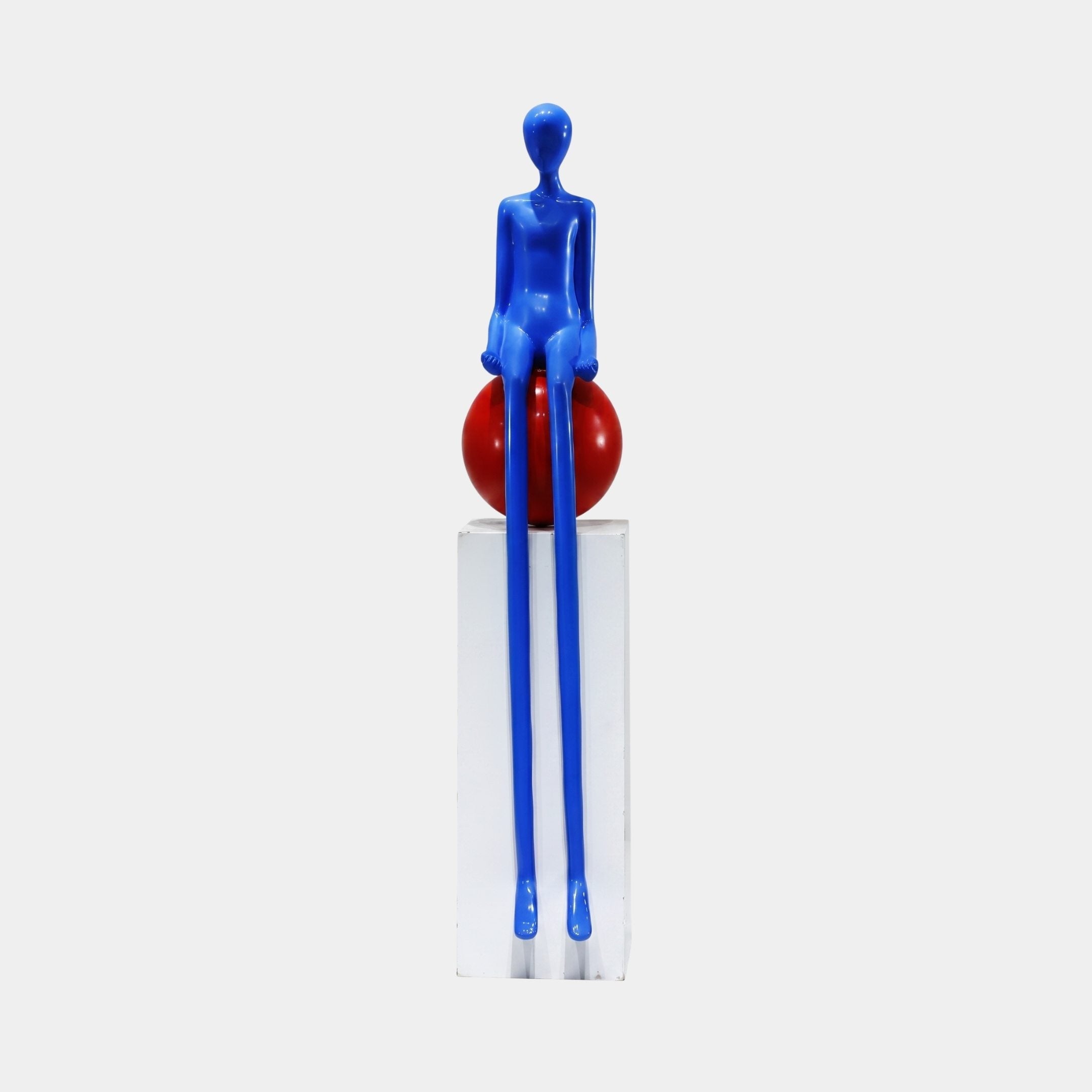 Glenbourne Blue & Red Figure Sculpture - 146cm