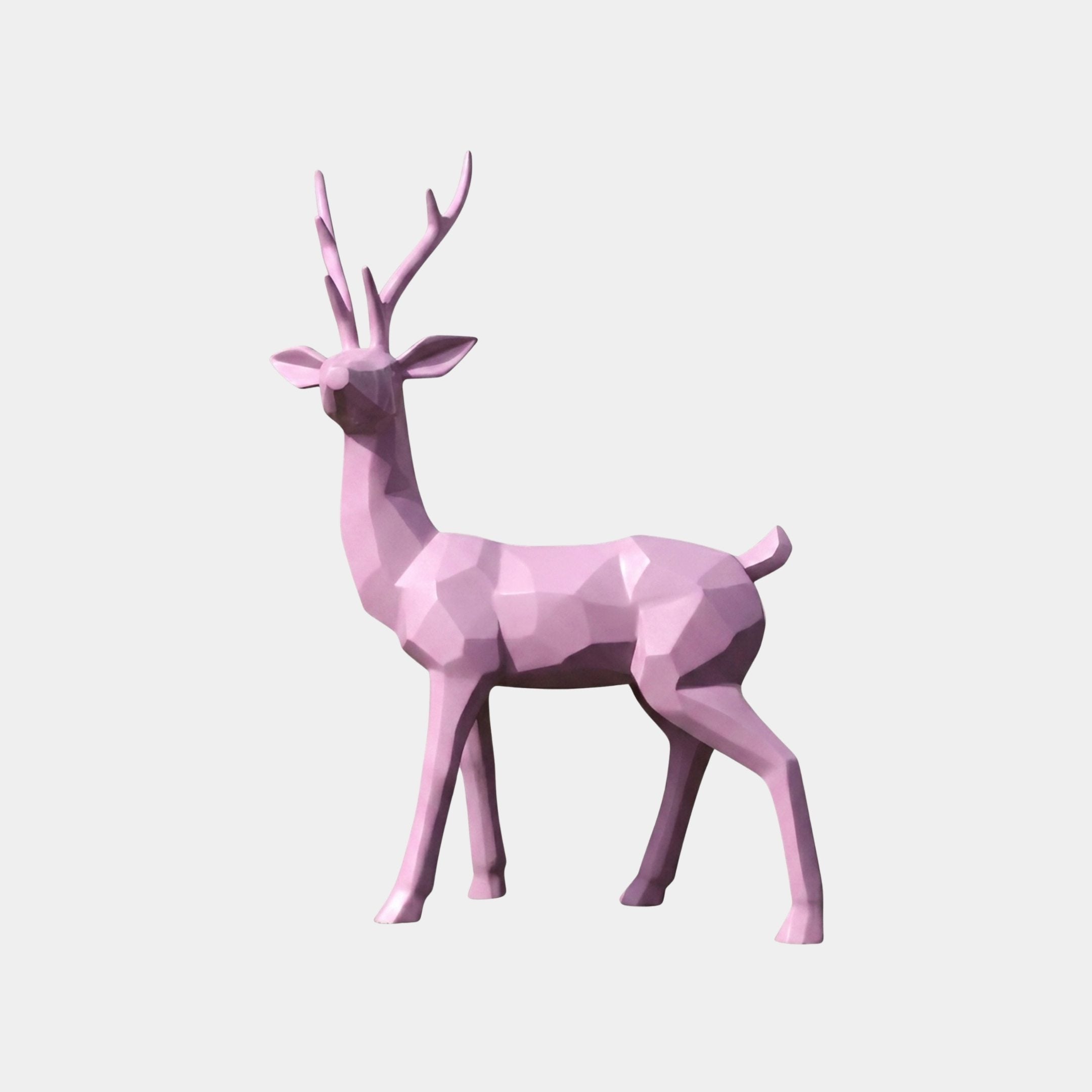 Hazeby Pink Deer Sculpture - 150cm