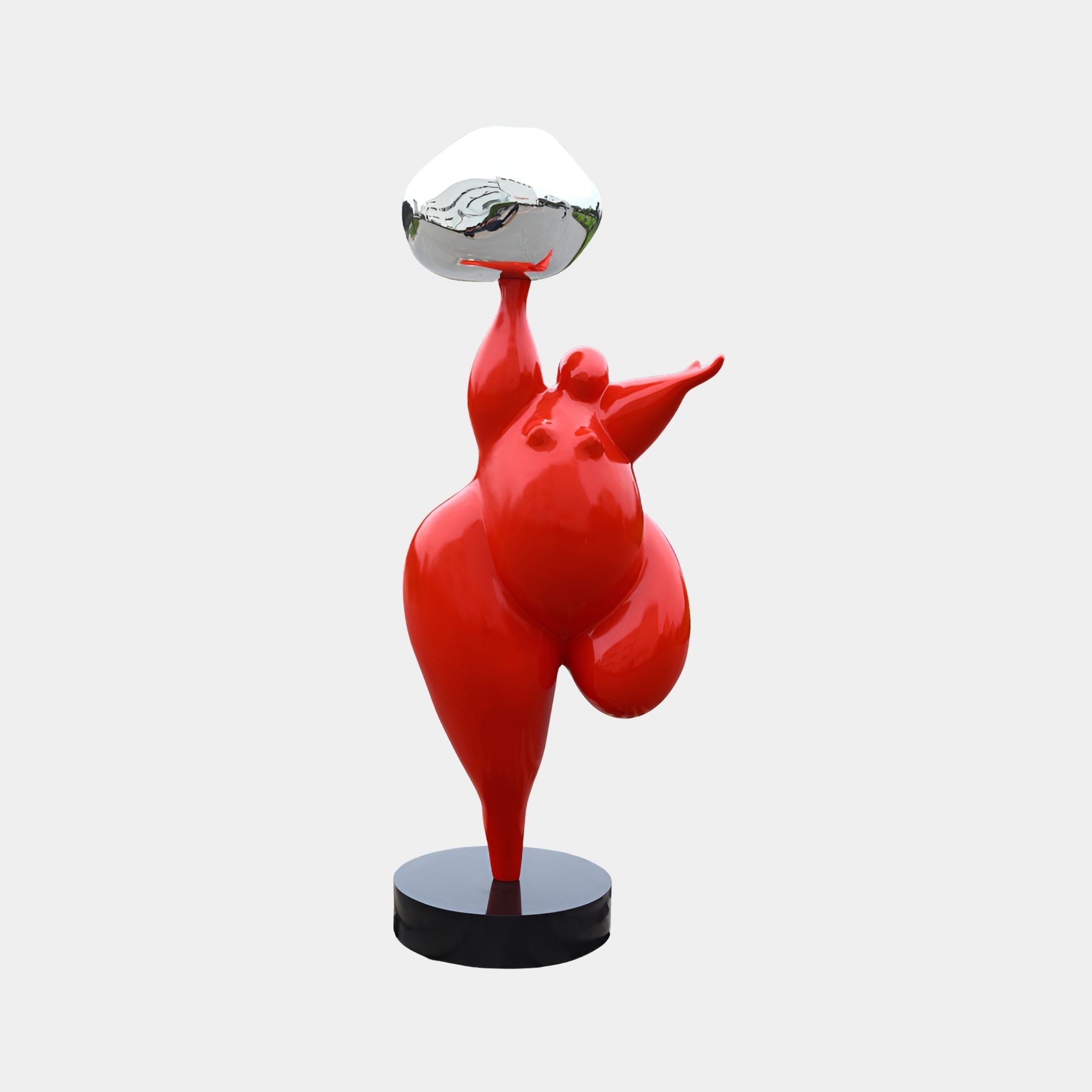 Holtton Red Figure Sculpture - 182cm