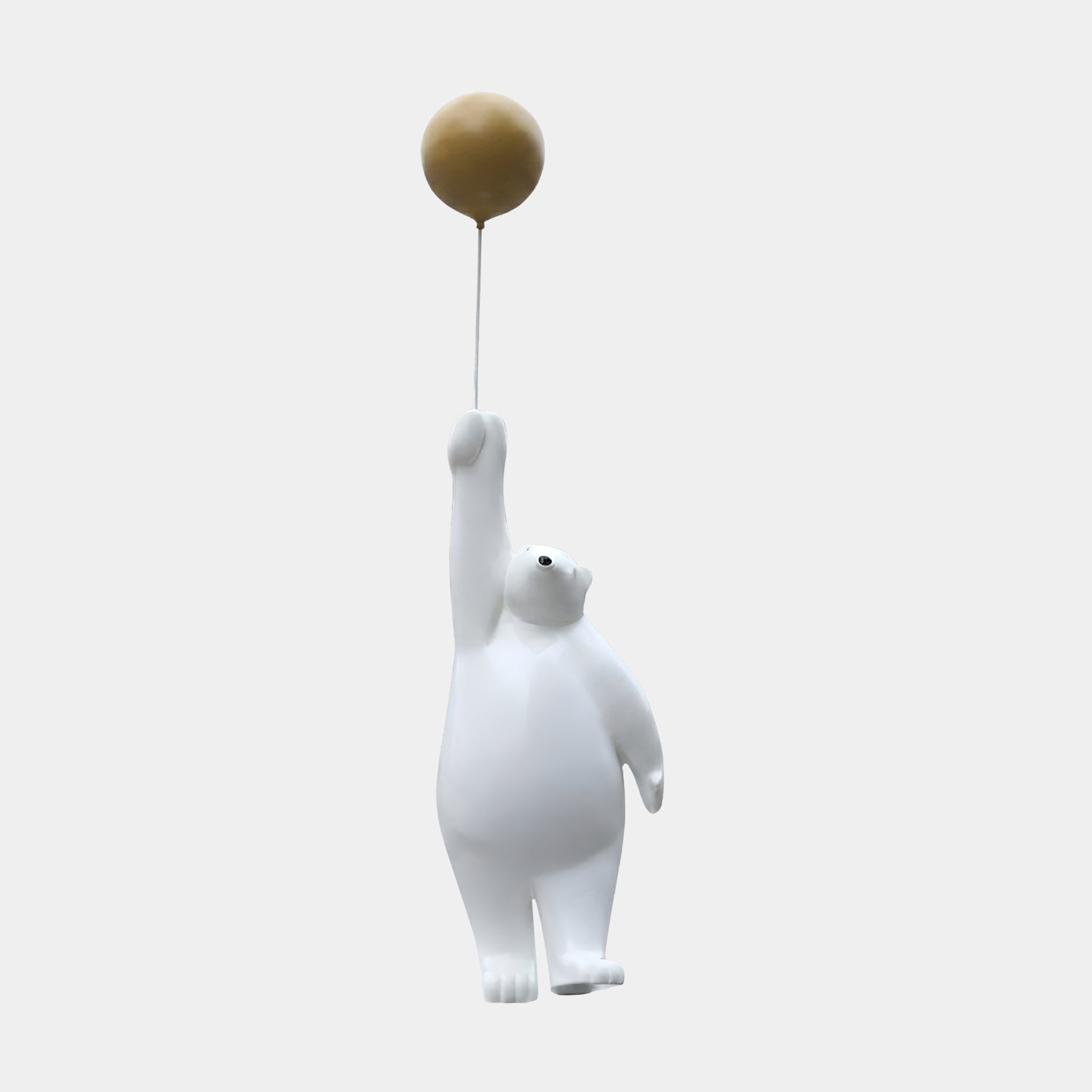 Kelcote White Bear Sculpture - 231cm