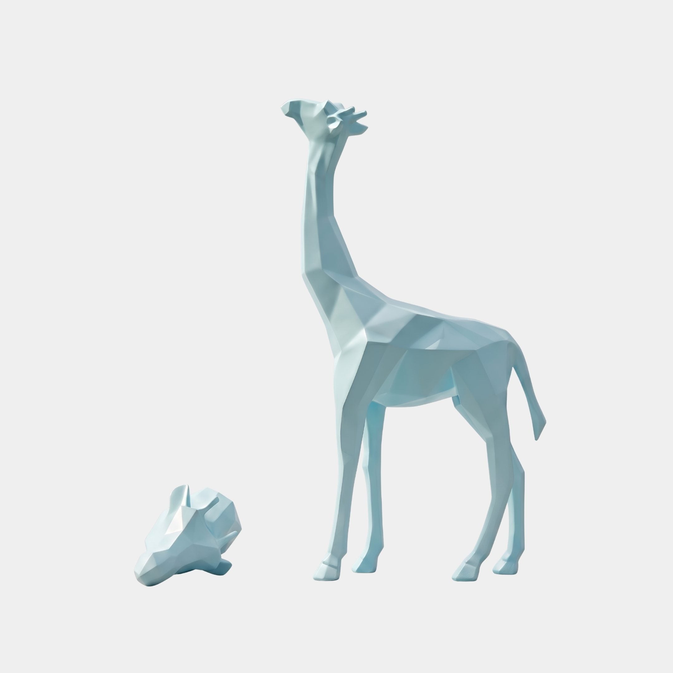 Melbeck Blue Giraffe Sculpture - 143cm