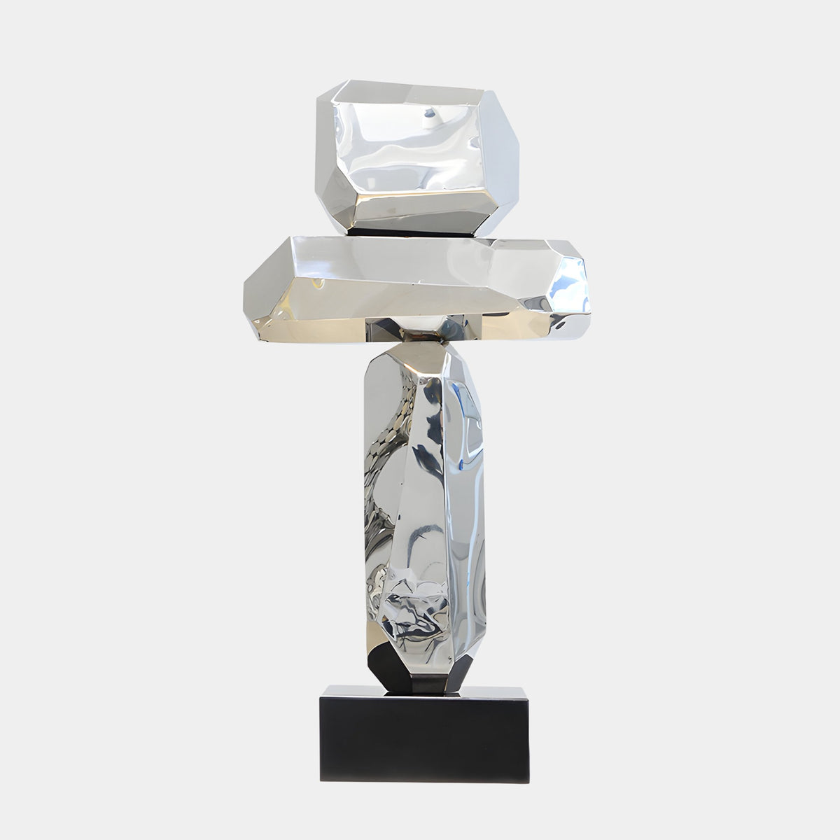 Monoform Stone III Steel Sculpture 89cm | Giant Sculptures