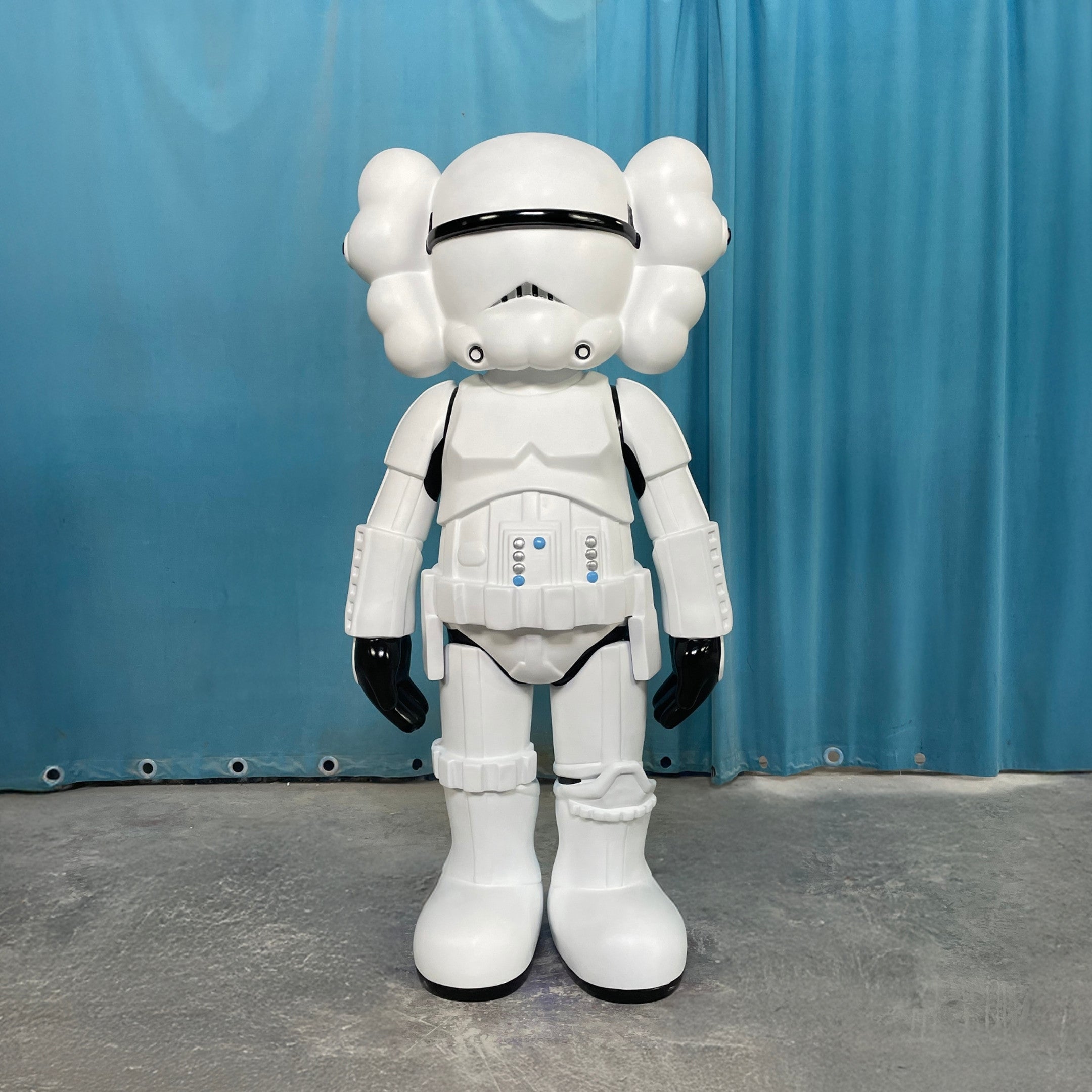 Black & White Iconify Enforcer Sculpture - 135cm