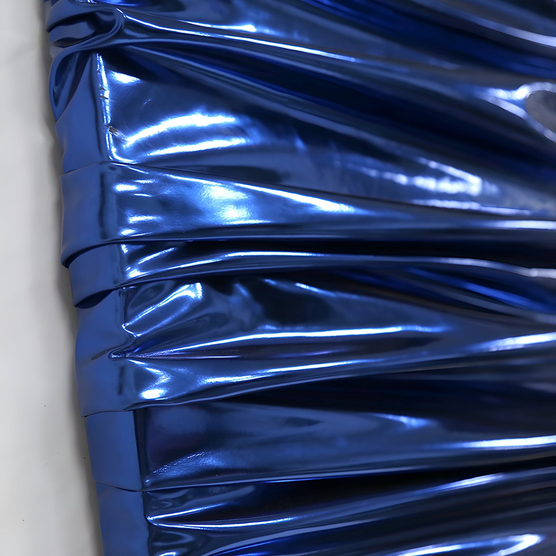 Solvair Blue Texture & Cobalt Ripple Leather 3D Wall Art