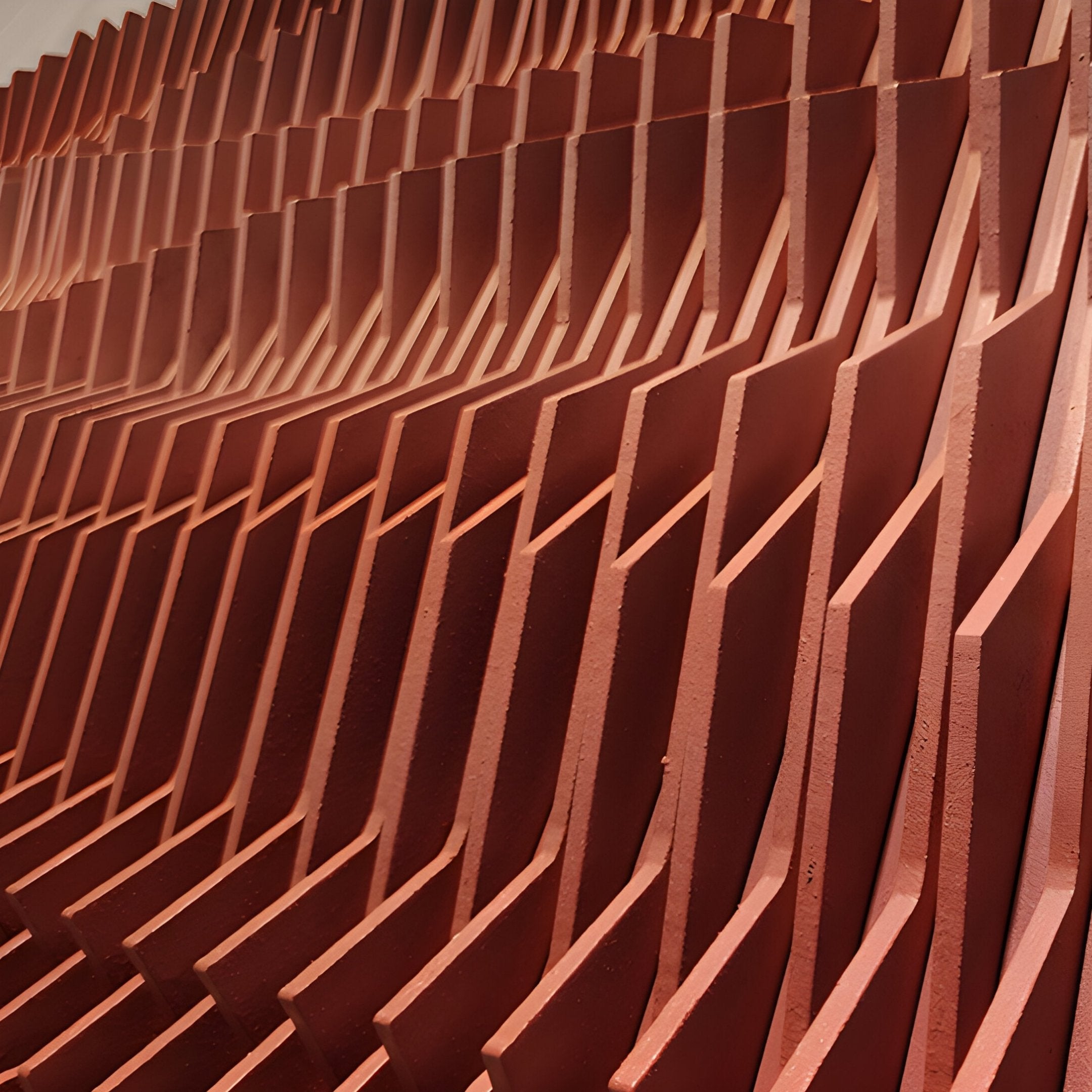 Prismetal Copper Flow Wood Carving 3D Wall Art